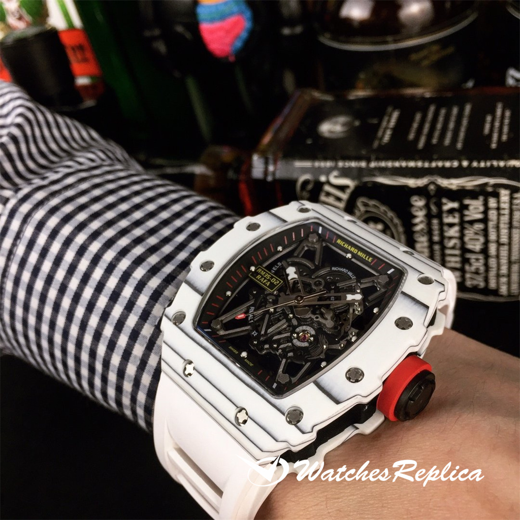 Großartiger heißer Richard Mille RM35-02 Full Carbon Fibre Series Replica Uhren-1