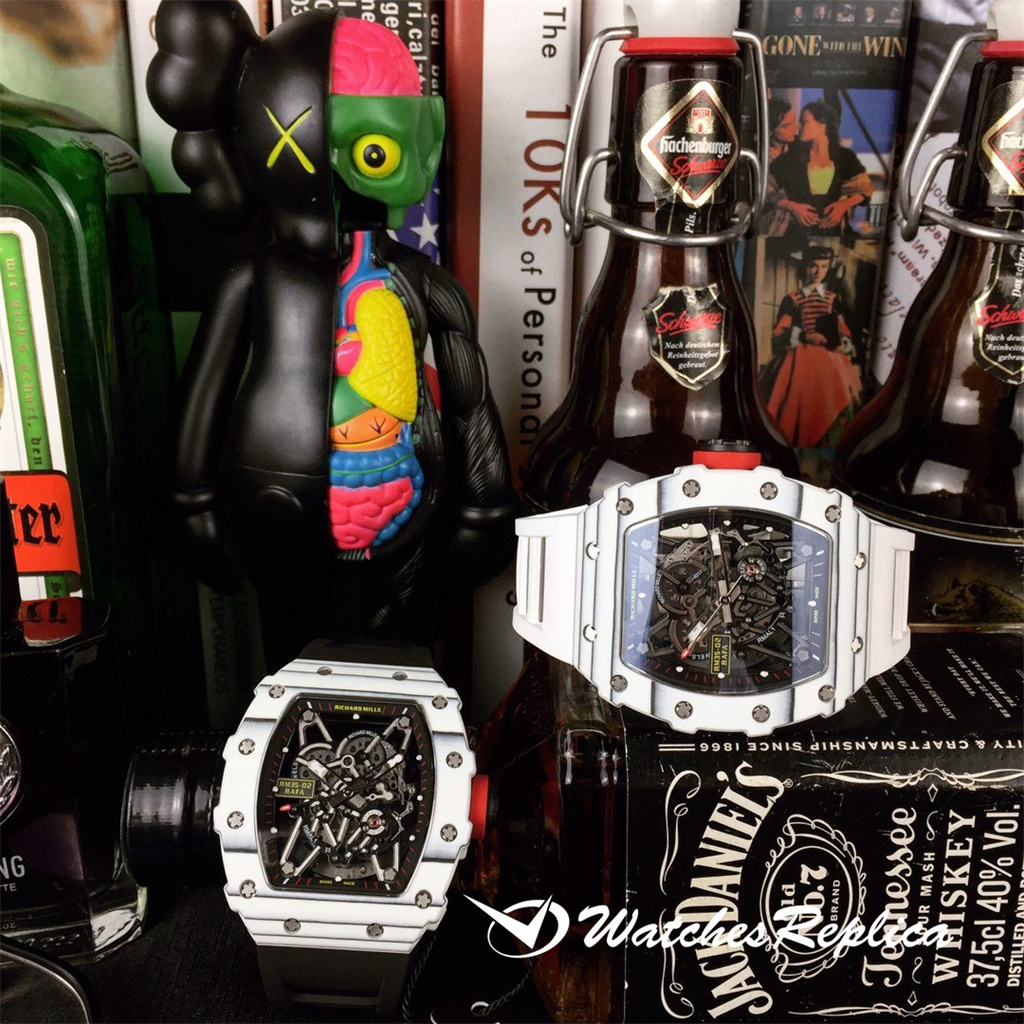 Großartiger heißer Richard Mille RM35-02 Full Carbon Fibre Series Replica Uhren-7