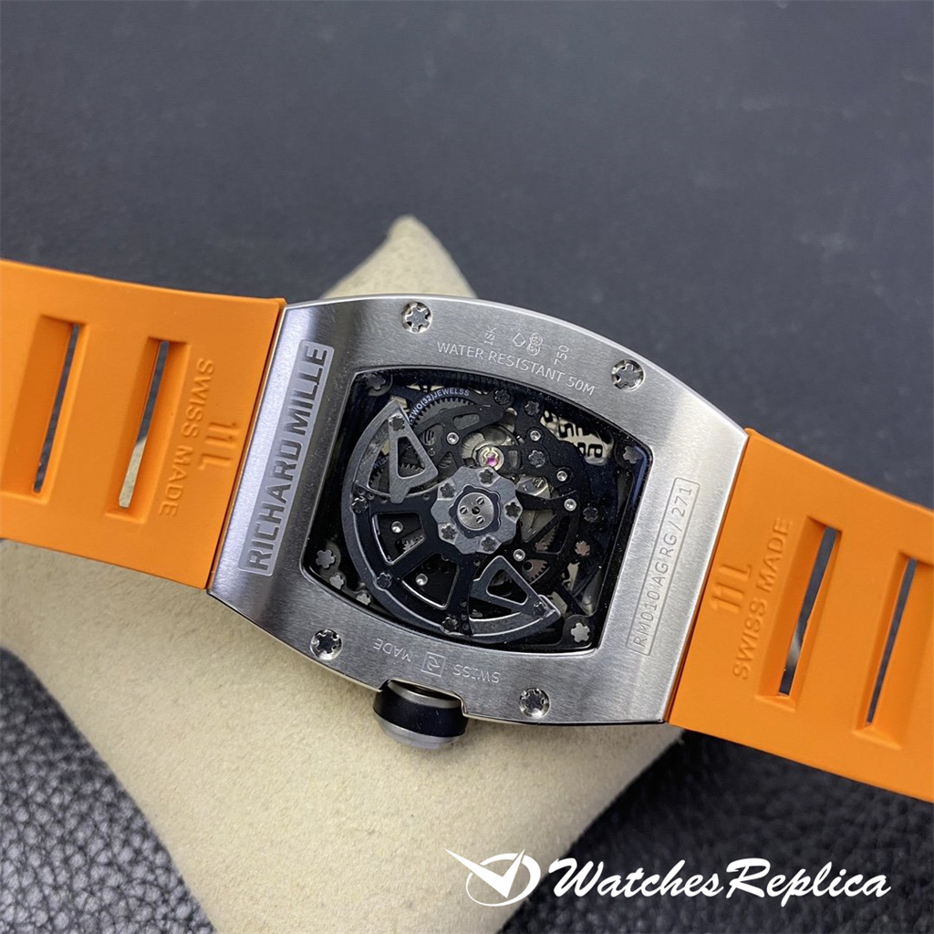 Rabatt Richard Mille RM010 Diamond Hollow Design Special Edition Replica Uhren-6