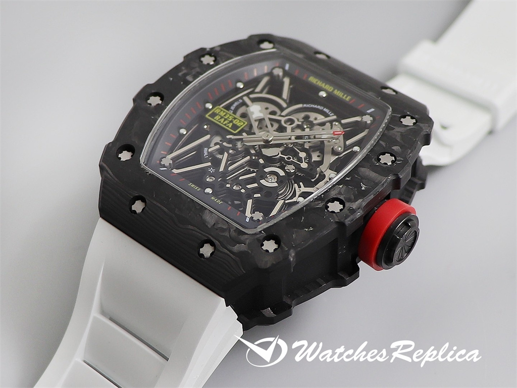 Richard Mille RM035 V3 verbesserte Version der ursprünglichen Kohlefaser Replica Uhren-2