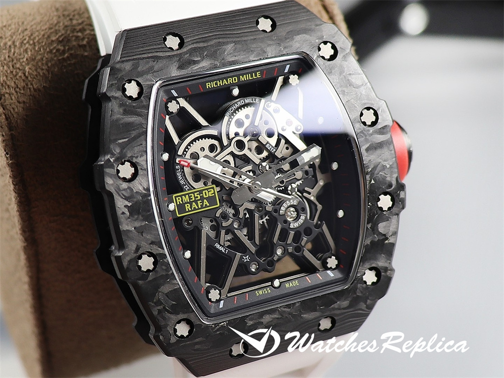 Richard Mille RM035 V3 verbesserte Version der ursprünglichen Kohlefaser Replica Uhren-3