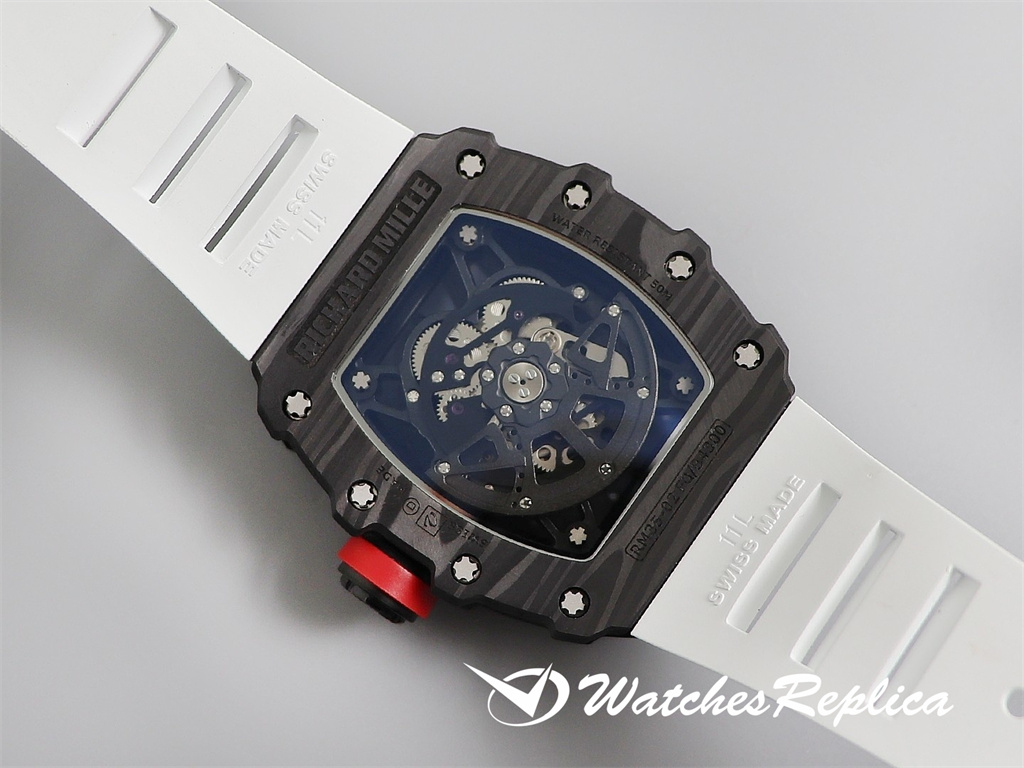 Richard Mille RM035 V3 verbesserte Version der ursprünglichen Kohlefaser Replica Uhren-7