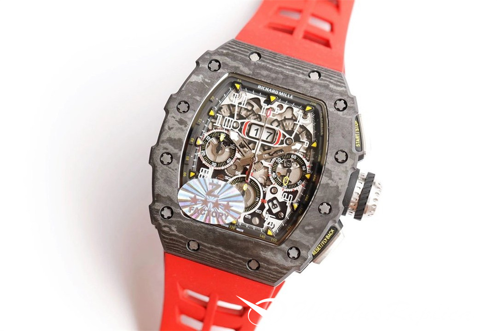 Rabatt Richard Mille RM011 NTPTT Carbonfaser Replica Uhren-1