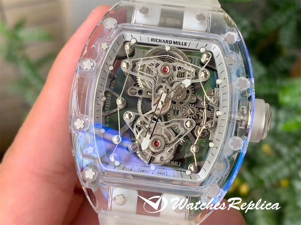 Hei e g nstige Richard Mille RM056 02 Sapphire Crystal Tourbillon