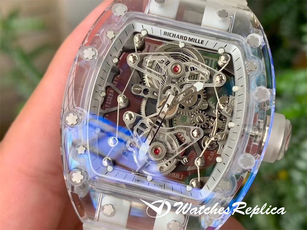 Hei e g nstige Richard Mille RM056 02 Sapphire Crystal Tourbillon