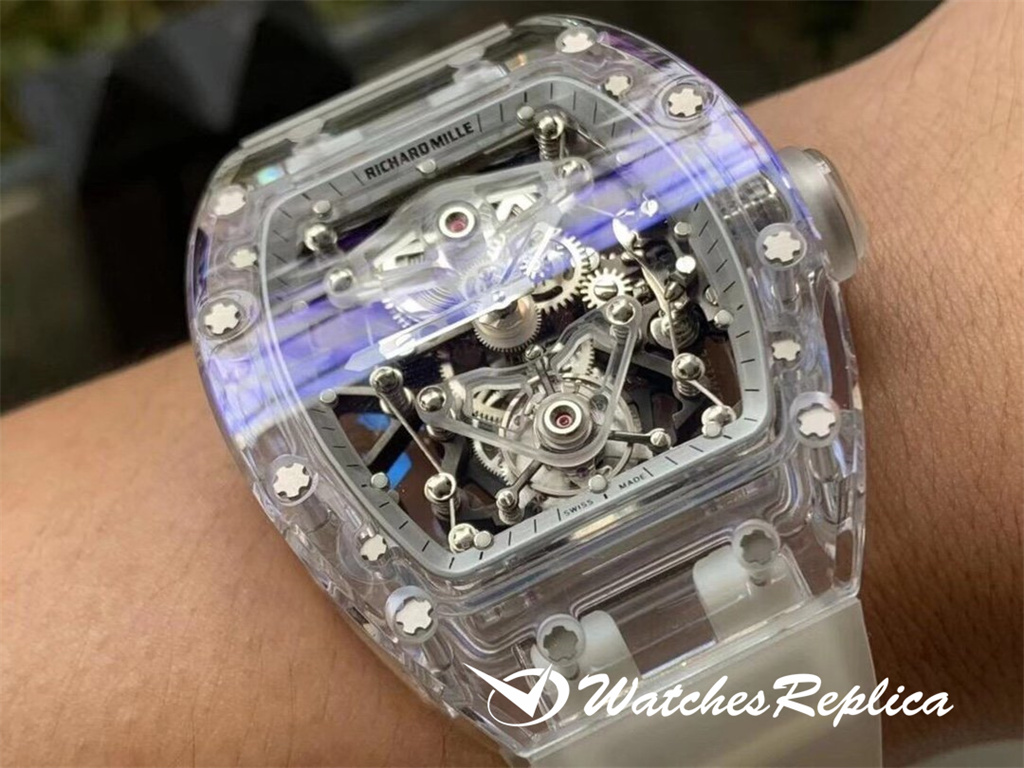 Hei e g nstige Richard Mille RM056 02 Sapphire Crystal Tourbillon