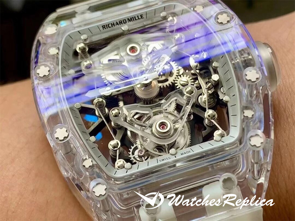 Hei e g nstige Richard Mille RM056 02 Sapphire Crystal Tourbillon