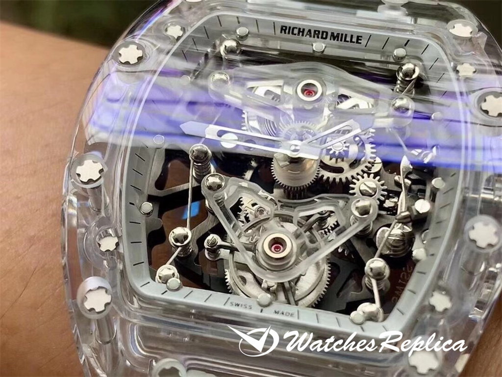 Hei e g nstige Richard Mille RM056 02 Sapphire Crystal Tourbillon