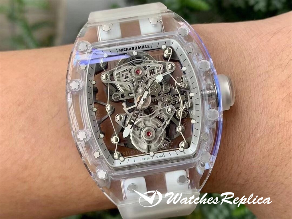 Hei e g nstige Richard Mille RM056 02 Sapphire Crystal Tourbillon