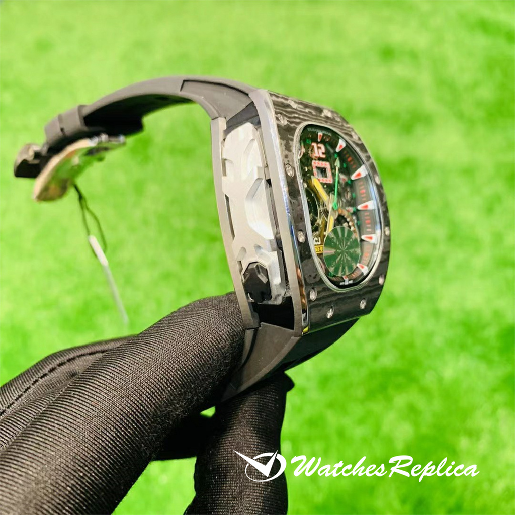 Heiße perfekte Richard Mille "RM 62-01 Tourbillon Vibration Alarm ACJ" Replica Uhren "-4