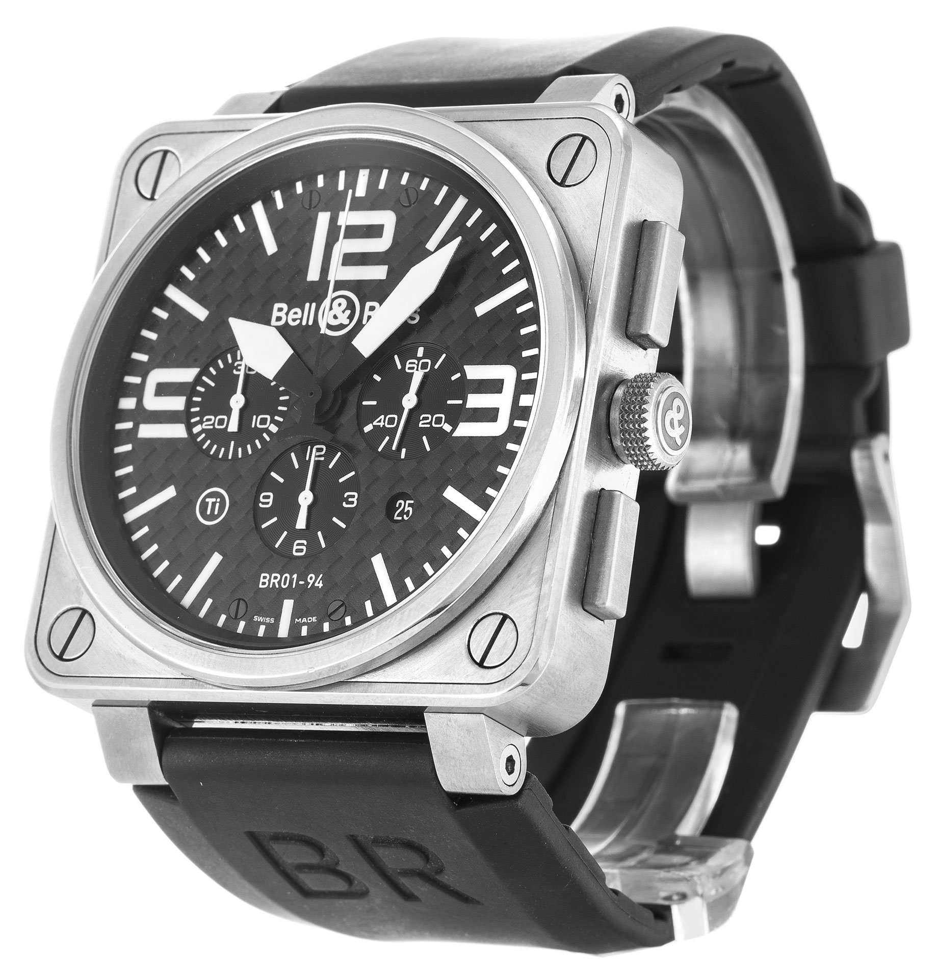 Replica Bell und Ross BR01-94 Chronograph Titanium-1