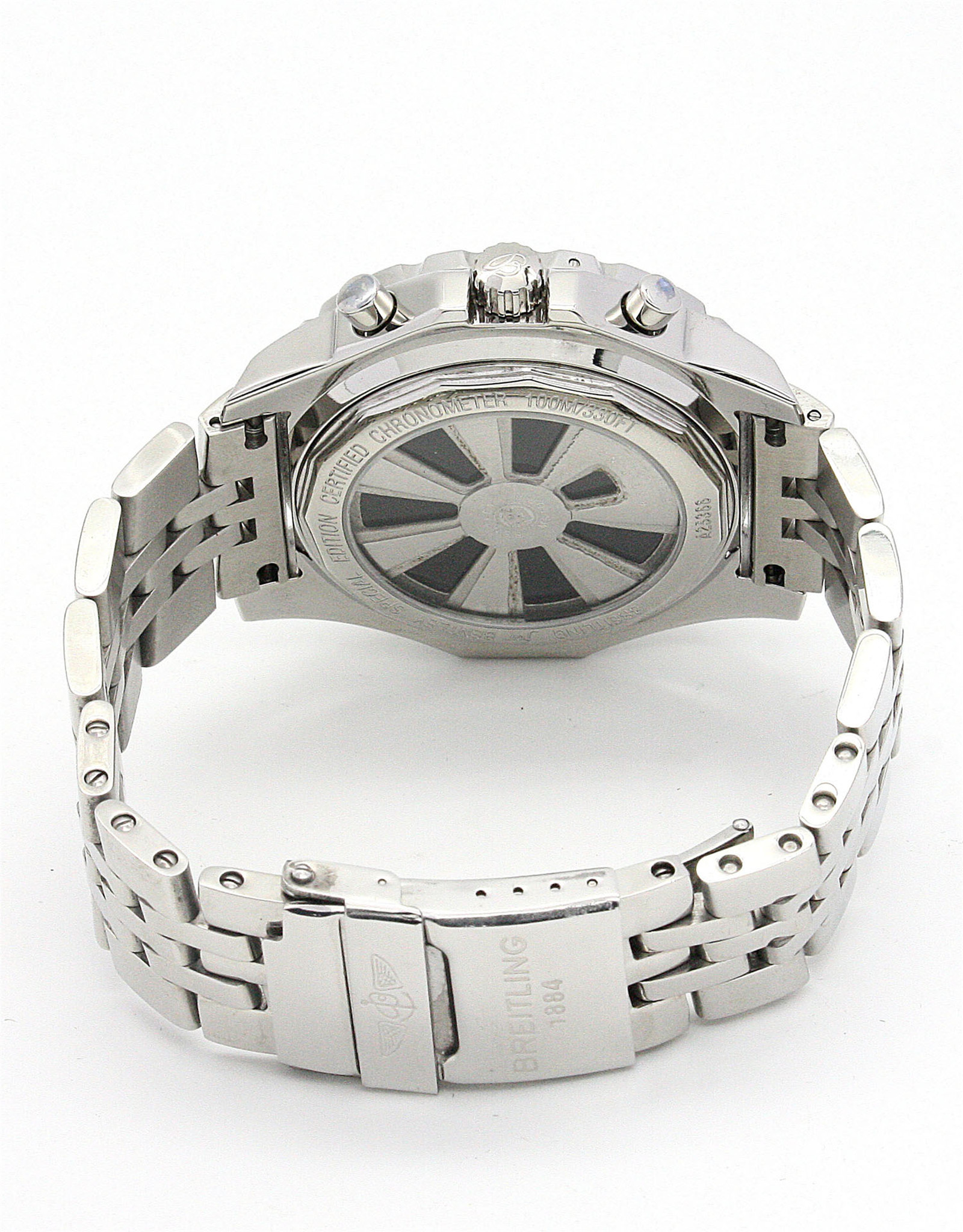 Replica Breitling Bentley GT Blaues Zifferblatt Weißes Fall A13362 44,8mm-3