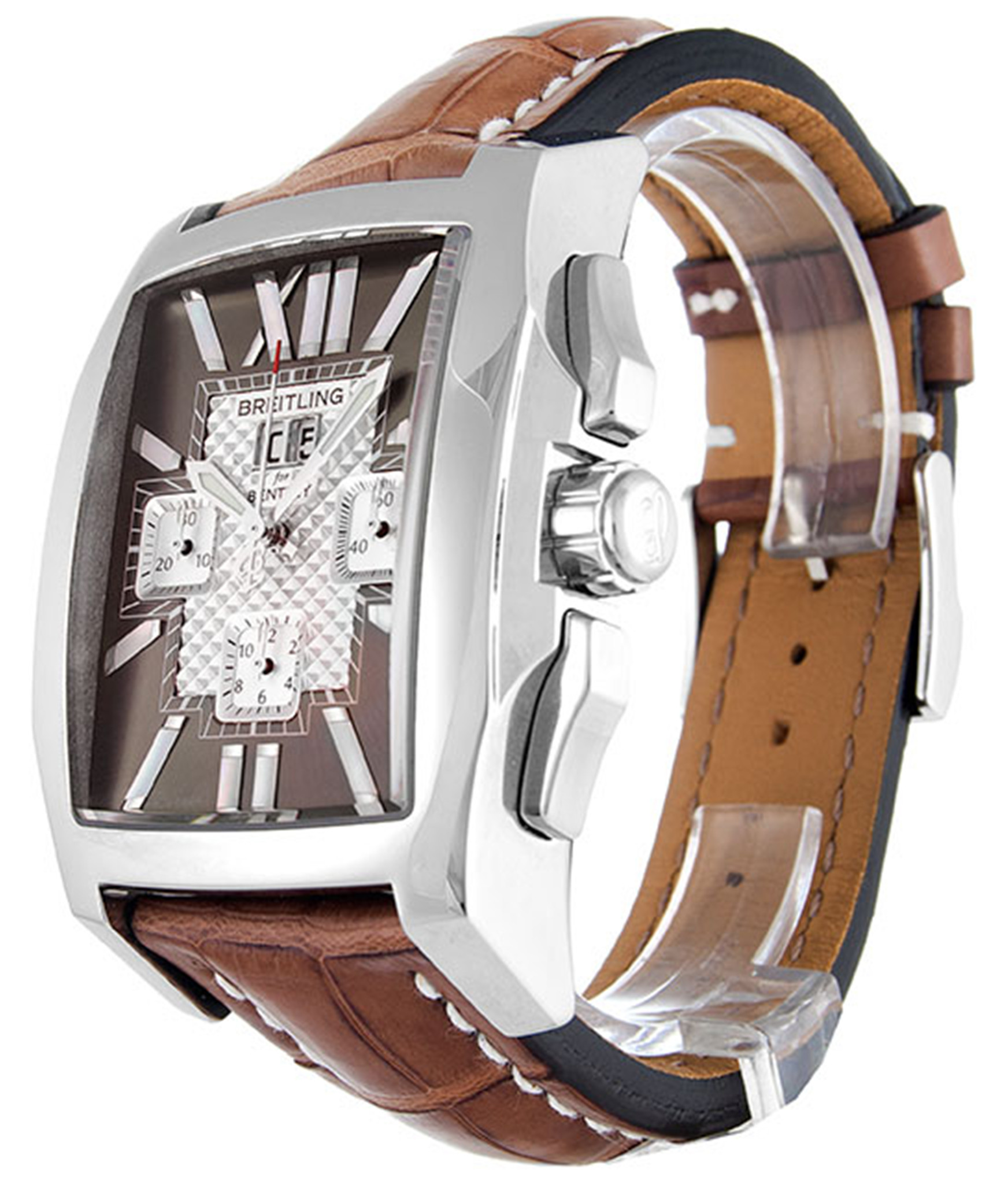 Replica Breitling Bentley Flying B Chronograph Weißes Case Roman Marker A44365 40mm-1