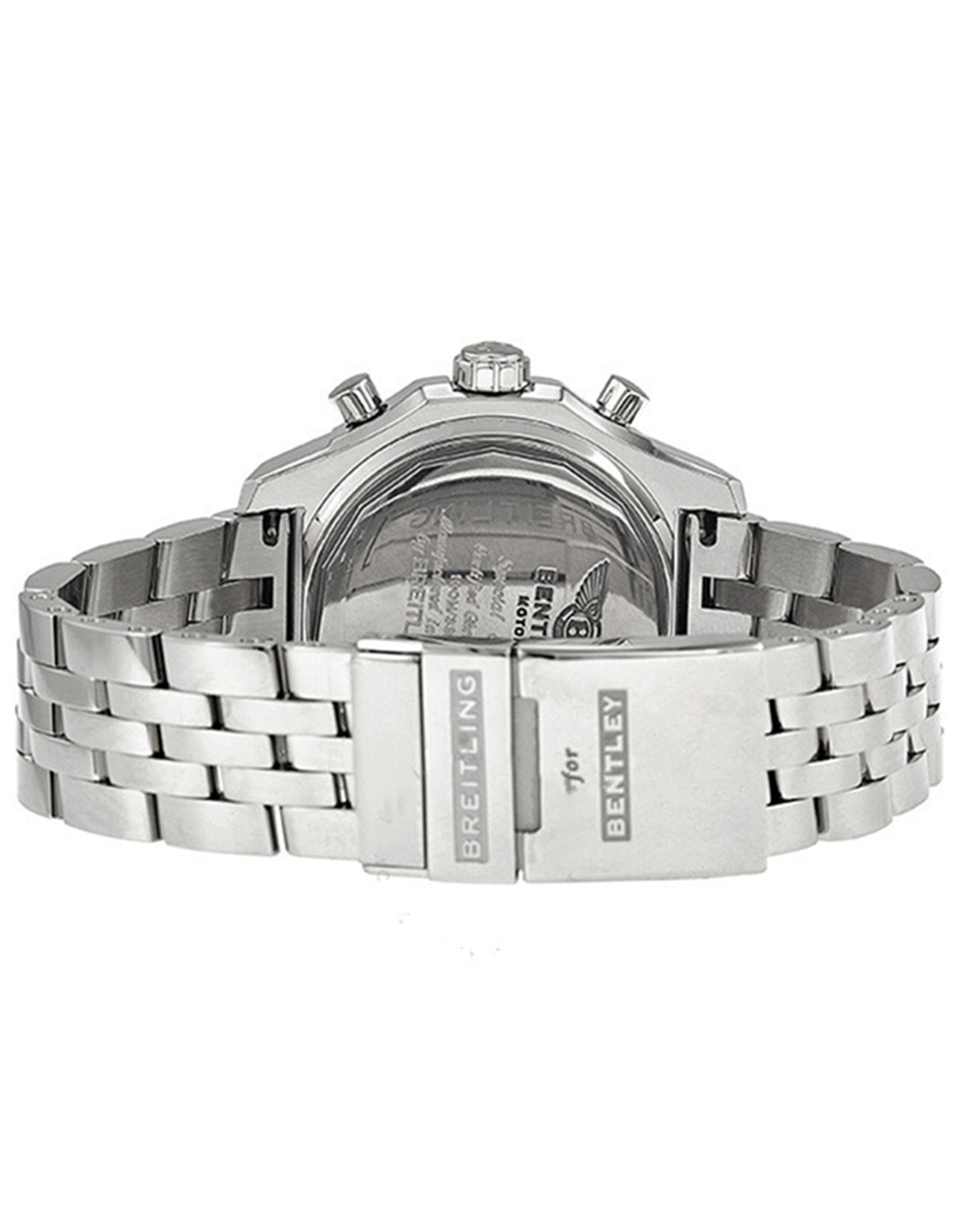 Replica Breitling Bentley Silbernes Zifferblatt Edelstahl Hülle A4139021 G754 42mm-2