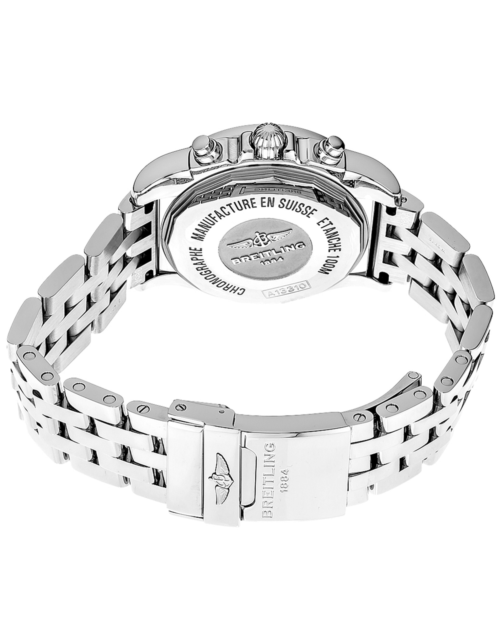Replica Breitling Chronomat Mutter von Perlwittchen Diamond Damen Replica Uhren A1331053/A776-385A 38mm-2