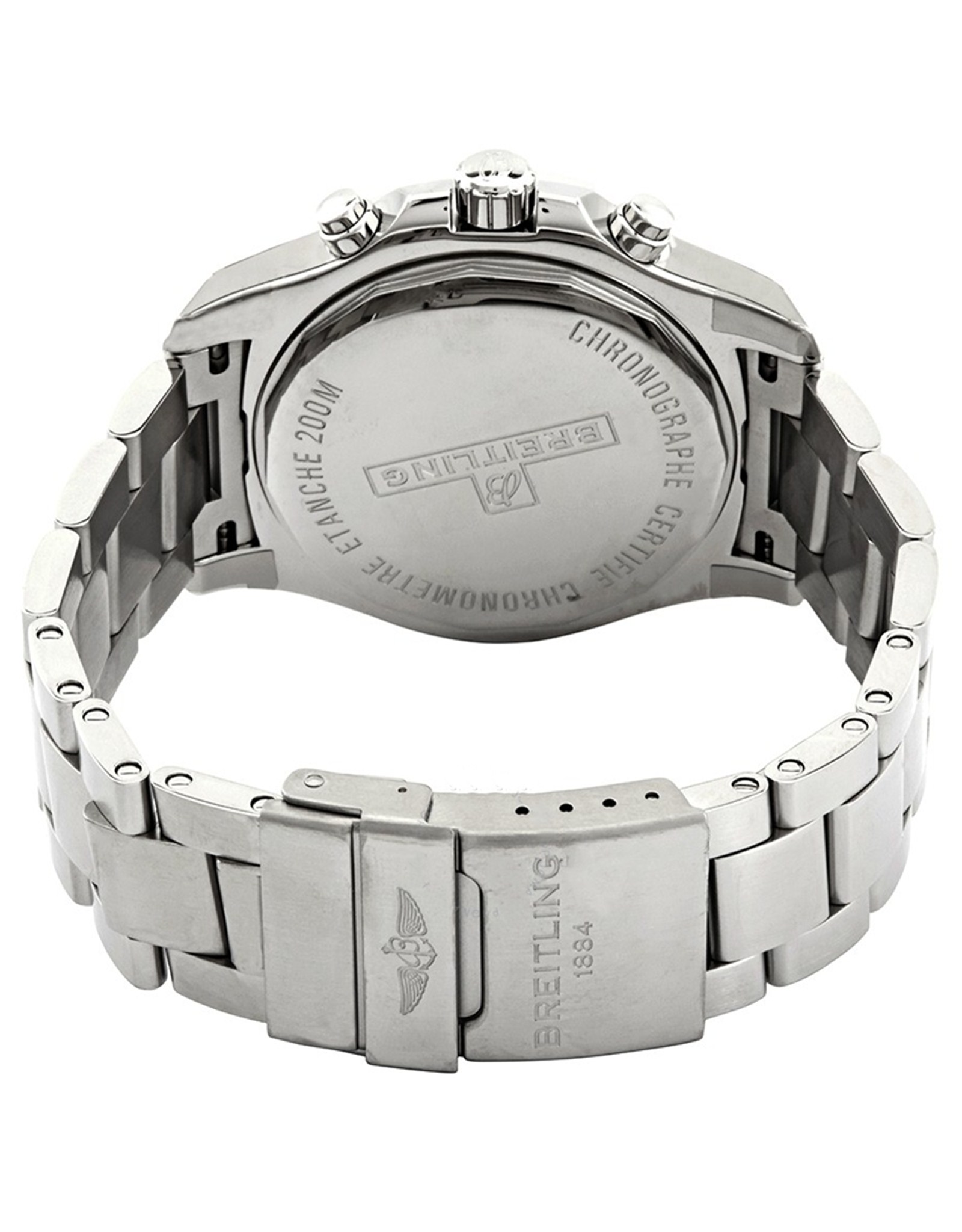 Replica Breitling Colt Schwarzes Zifferblatt Edelstahlband A73388111B1A1 44mm-2