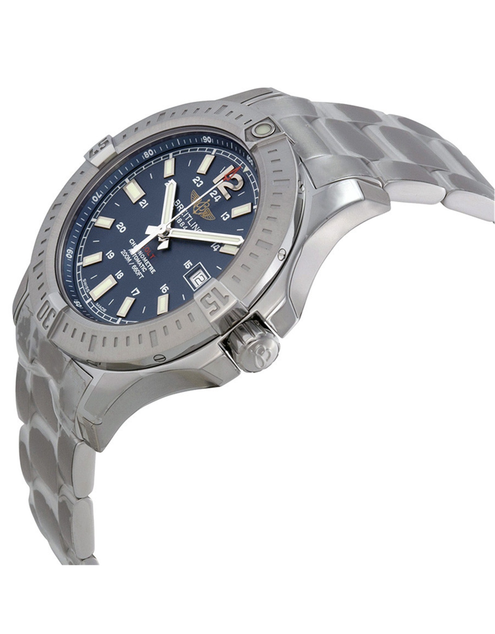 Replica Breitling Colt Blaues Zifferblatt Herren A1738811 C906SS 44mm-1