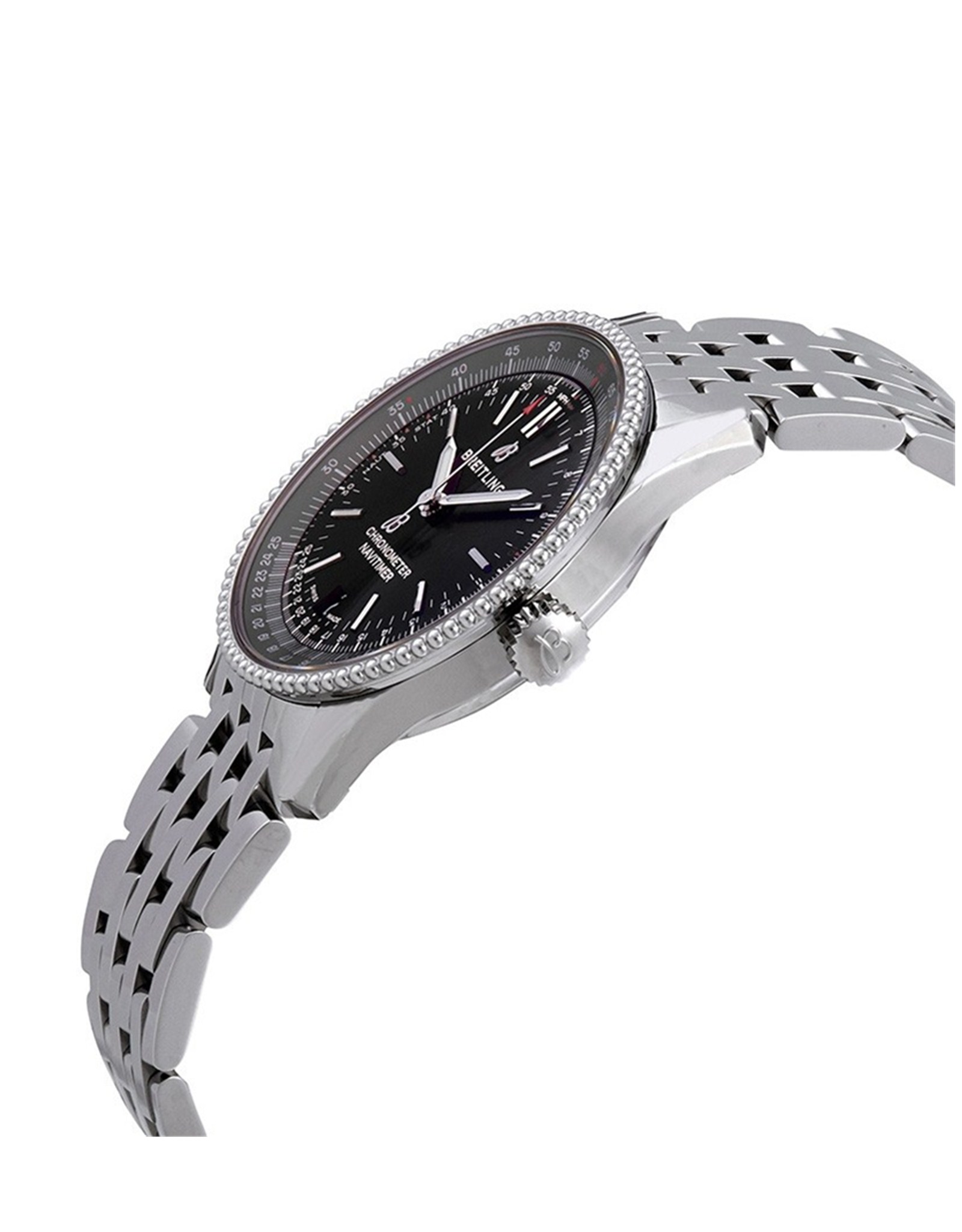 Replica Breitling Navitimer Schwarzes Zifferblatt Stick Marker A17325241B1A1 38mm-1