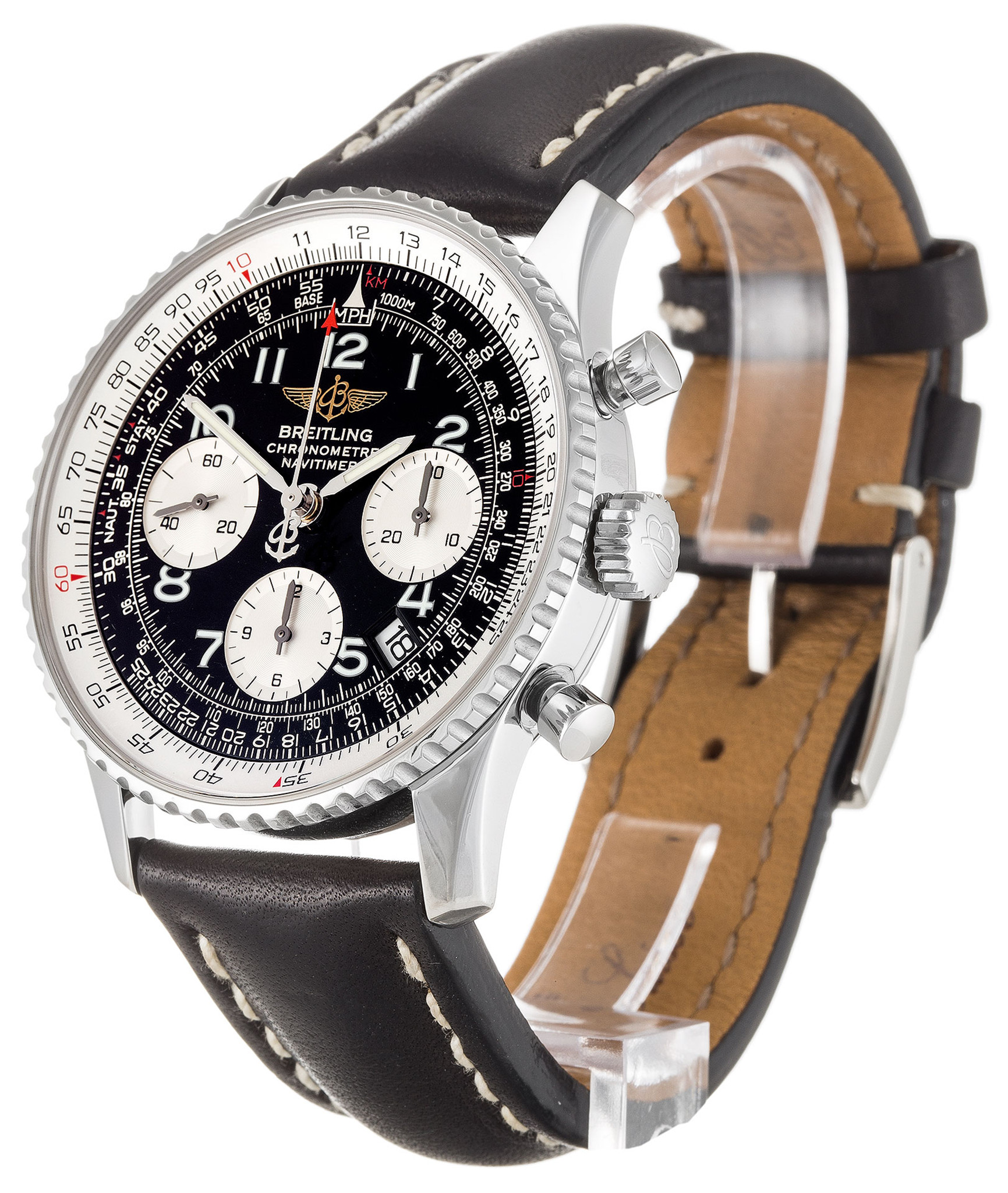 Replica Breitling Navitimer Schwarze Zifferblatt Zahlenmarkierungen A23322 41,8mm-1