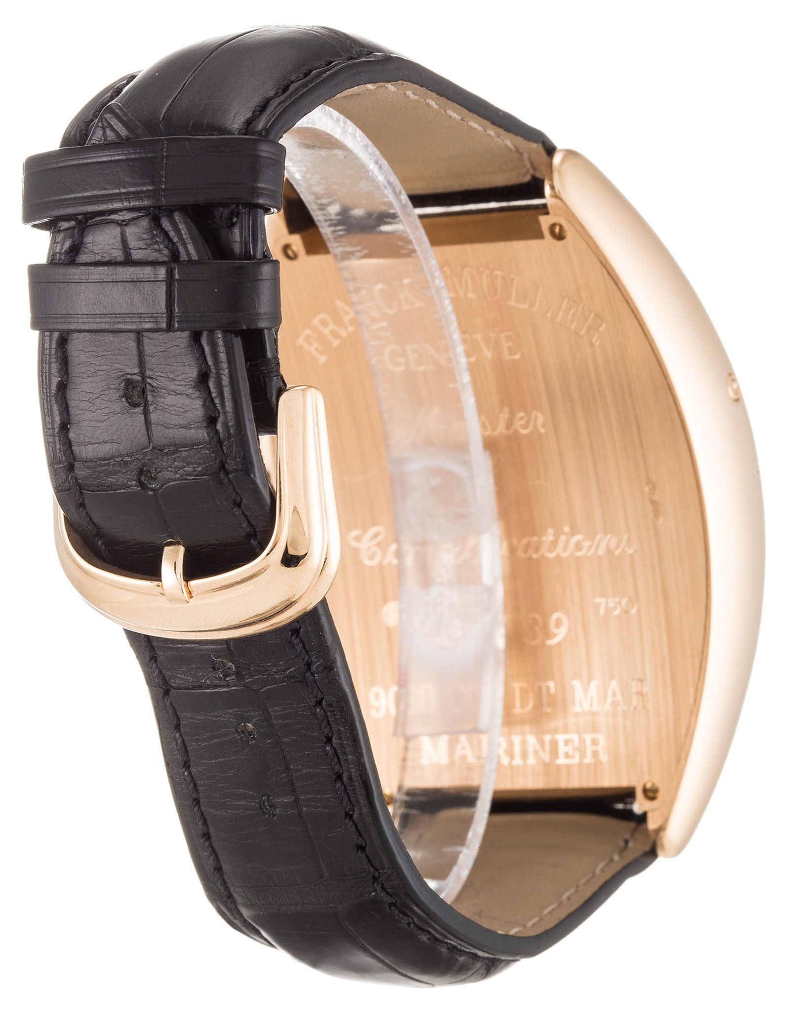 Replica Franck Müller Mariner Schwarzes Zifferblatt 9080-2