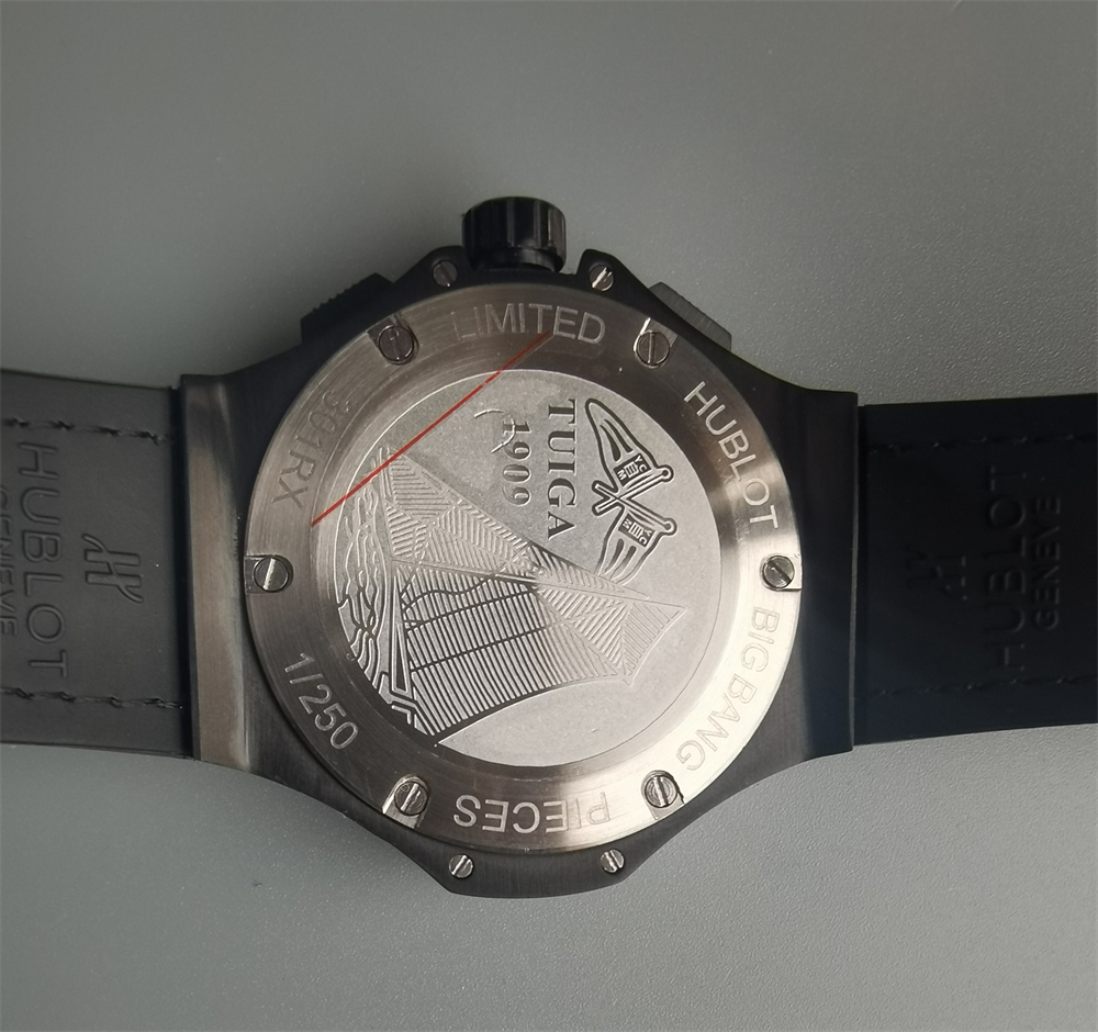 Replica Hublot 44mm 301.CI.5190.GR Blaues Zifferblatt Stick Marker 44mm-2