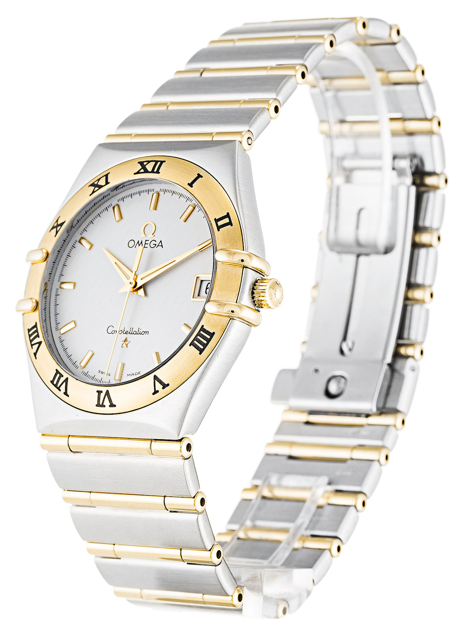 Replica Omega Constellation Weißes Zifferblatt Stick Marker 1212.30.00 33,5mm-1