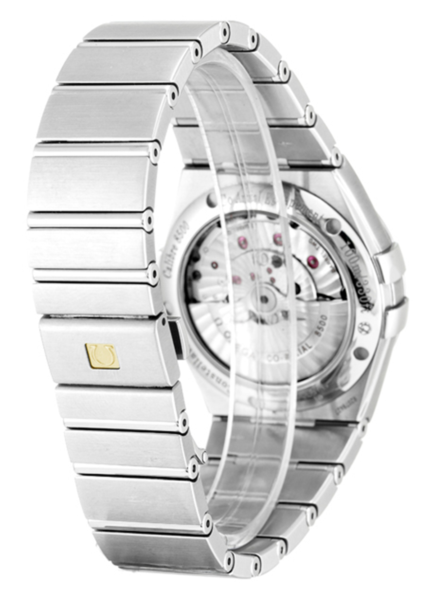 Replica Omega Constellation Chronometer Schwarzes Zifferblatt Stabmarkierungen 123.10.38.21.01.001 38mm-2