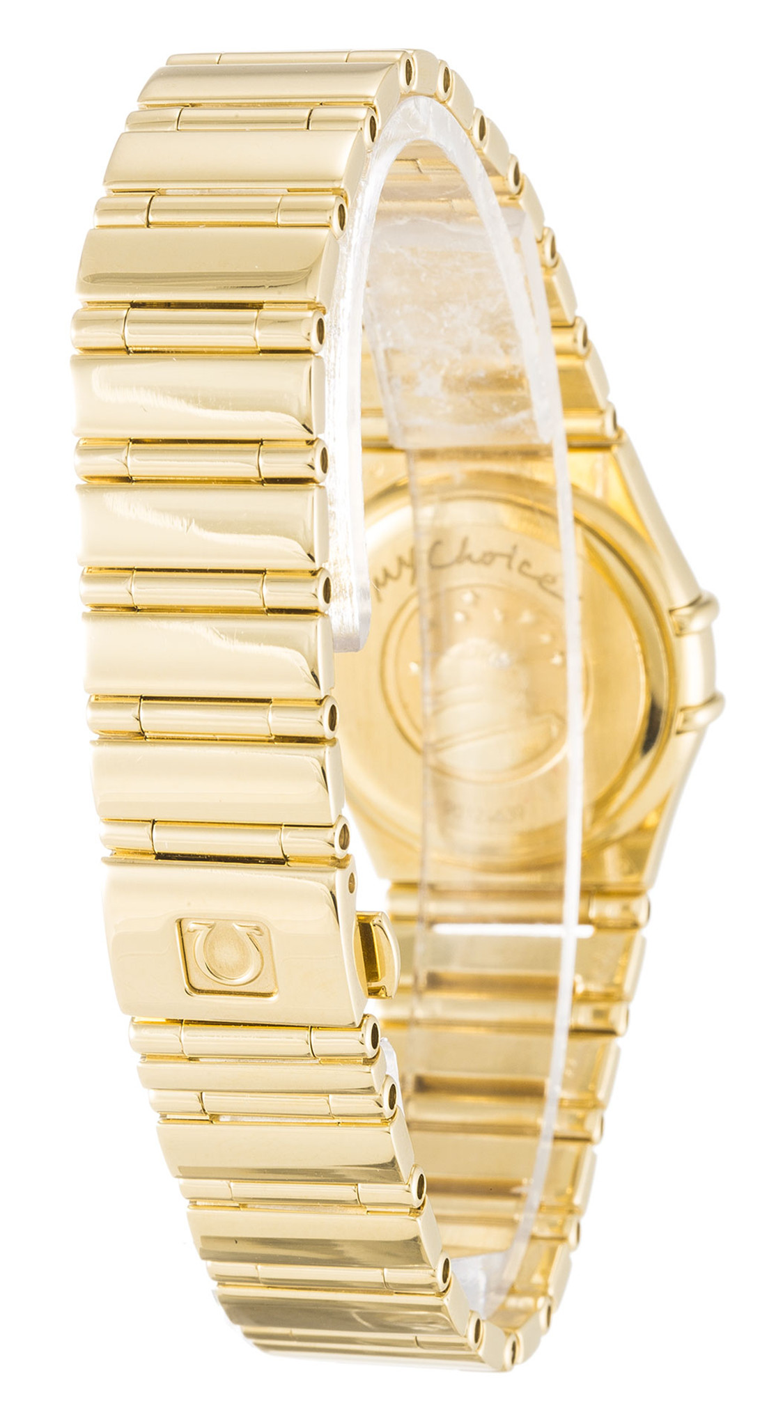 Replica Omega meine Wahl Mini Weißes Zifferblatt Diamond Markers Dame 1164.75.00 22,5mm-2