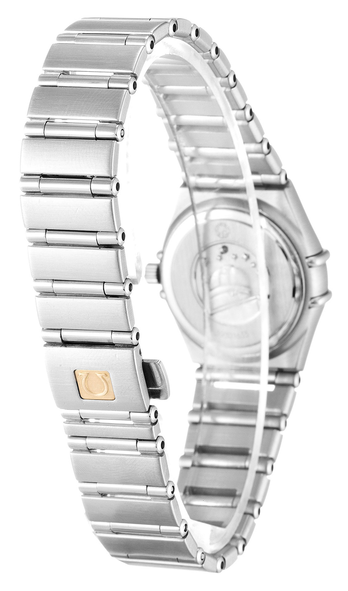 Replica Omega meine Wahl Mini Weißes Zifferblatt Weißes Case Dame 1465.71.00 22,5mm-2
