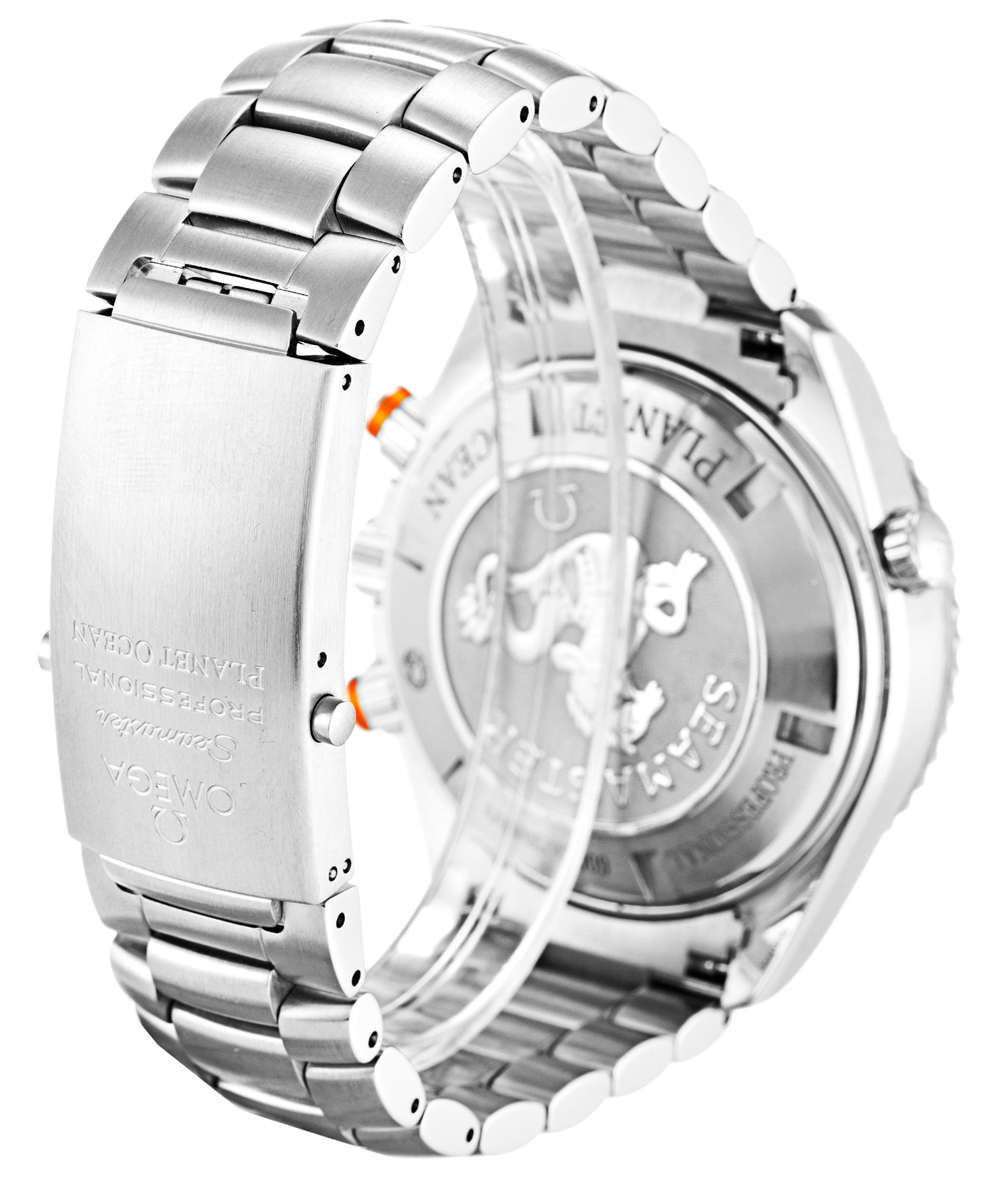 Replica Omega Planet Ocean 2218.50.00 Schwarze Dial Stick Marker 45,5mm-2