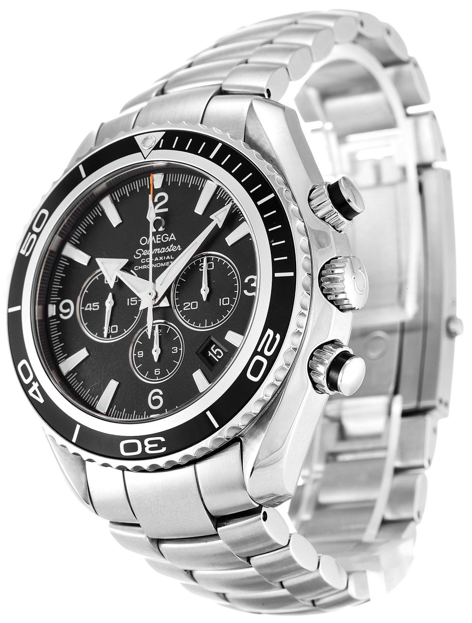 Replica Omega Planet Ocean 2210.50.00 Schwarze Dial Stick Marker 45,5mm-1