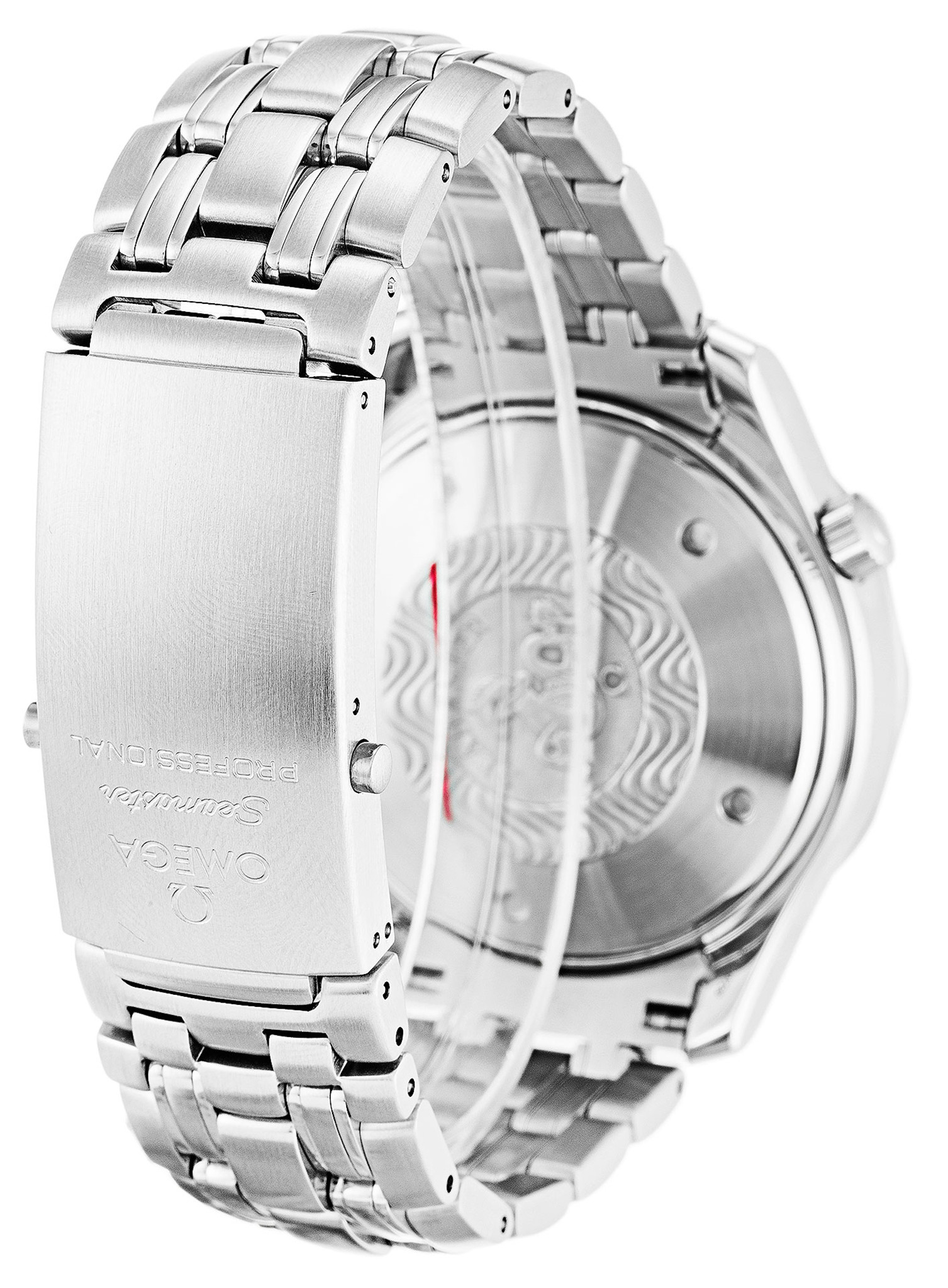 Replica Omega Seamaster Chrono Diver Schwarzes Zifferblatt Blaues Gehäuse 2599.80.00 41,5mm Quarz-2
