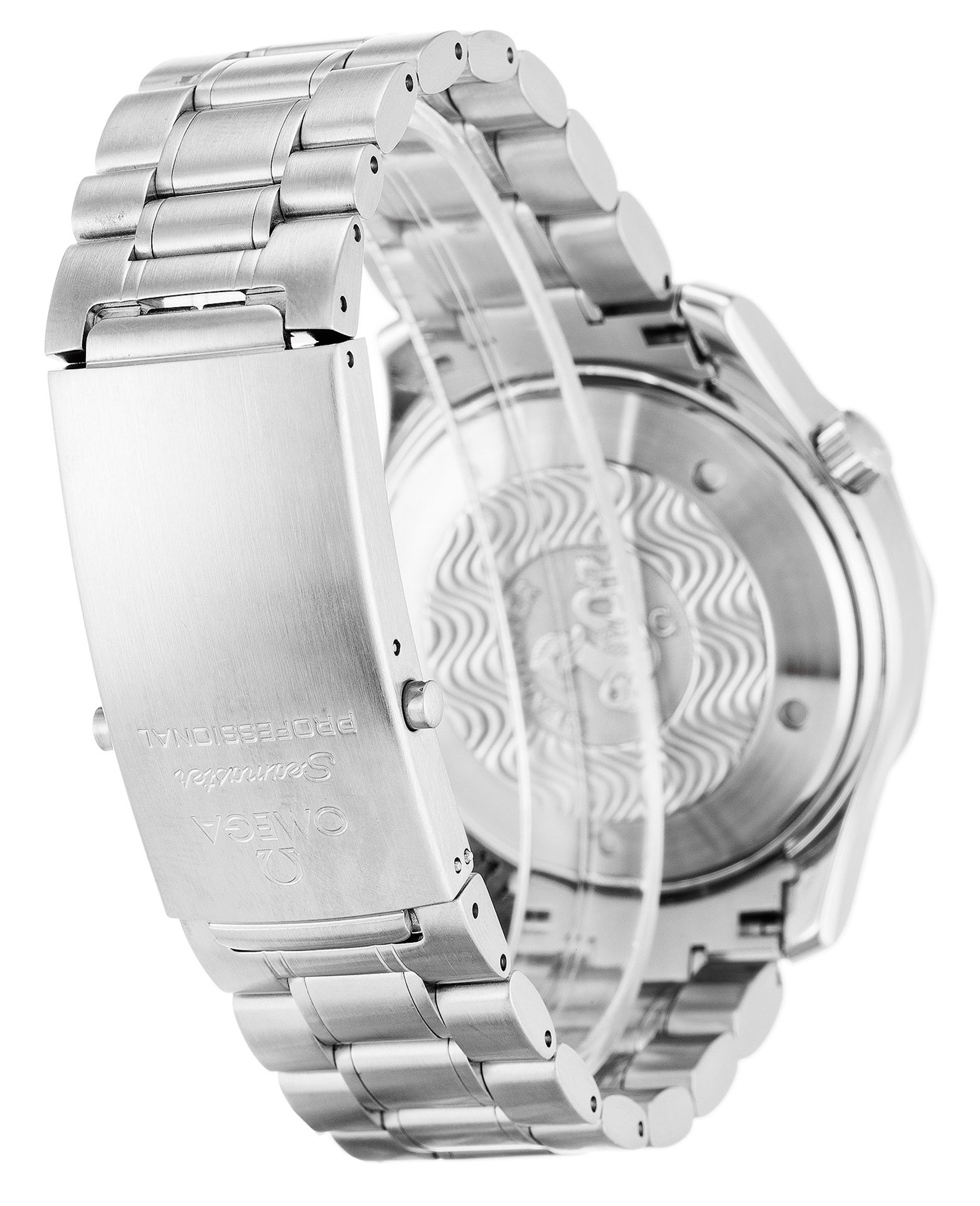 Replica Omega Seamaster 300m schwarze Hülle Stickmarkierungen 2594.52.00 41,5mm-2