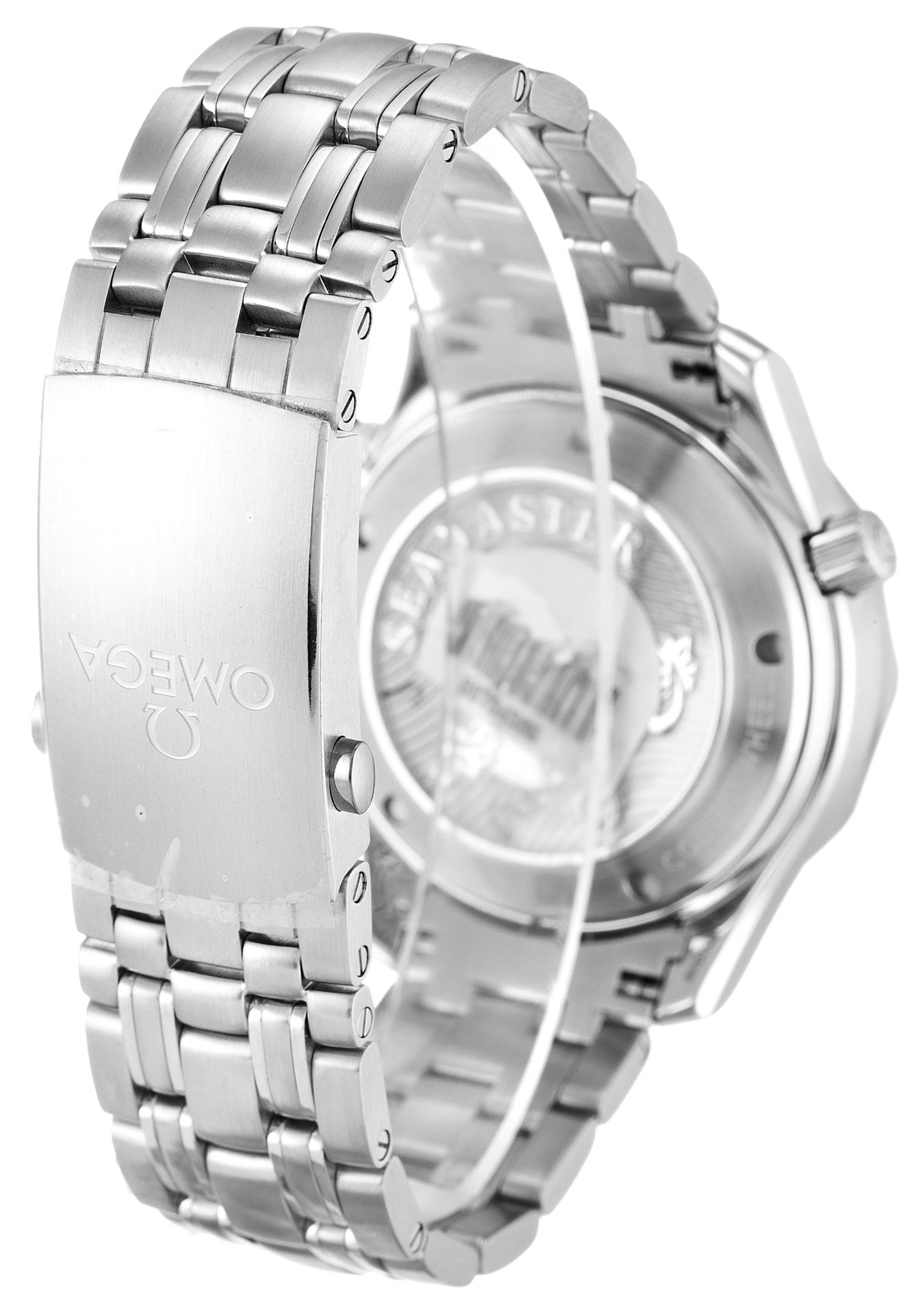 Replica Omega Seamaster 300 m schwarzes Dial Dial Edelstahlgurt 212.30.42.50.01.001 41mm-2