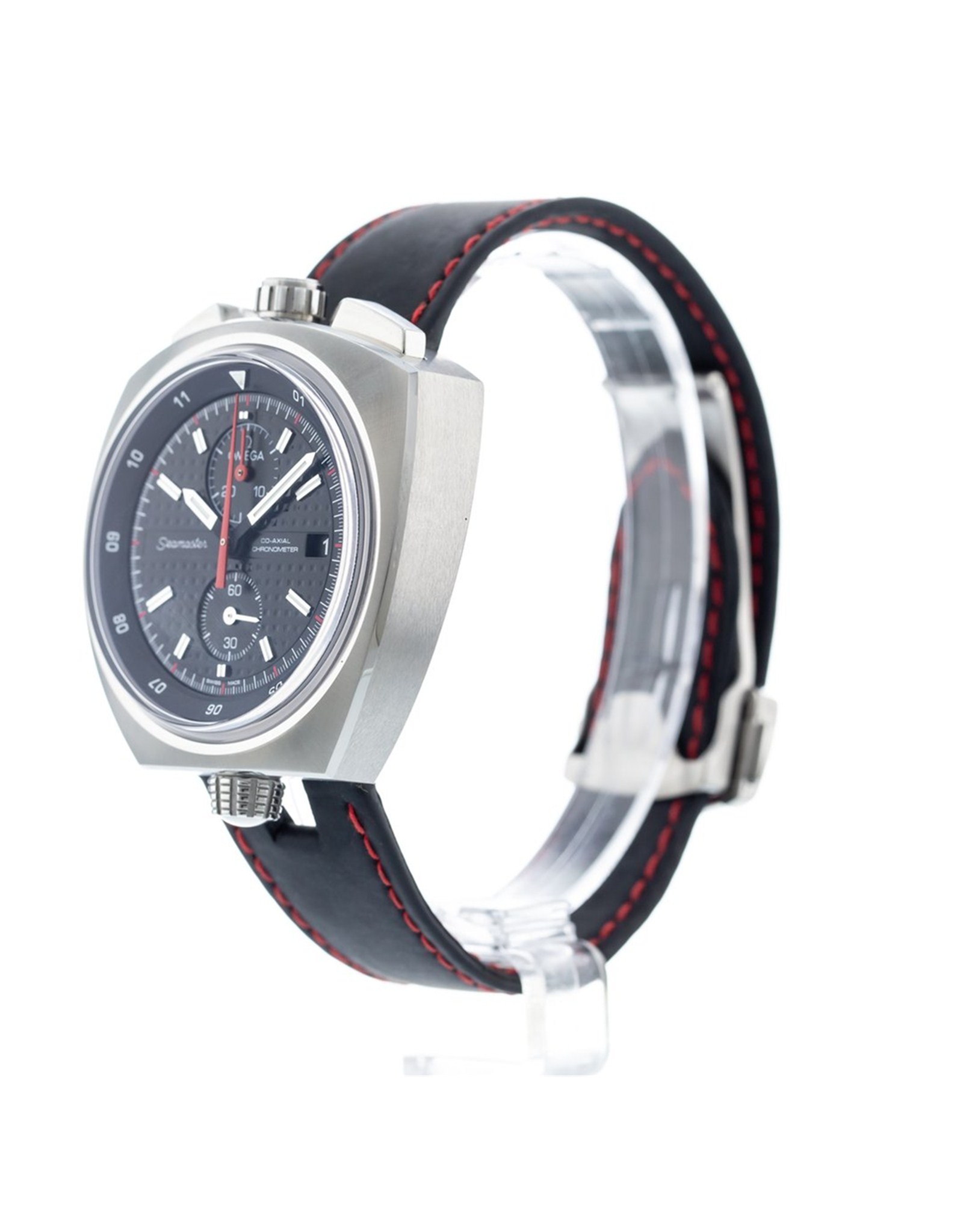 Replica Omega Seamaster Bullhead Schwarzes Zifferblatt 225.12.43.50.01.001 43mm-1