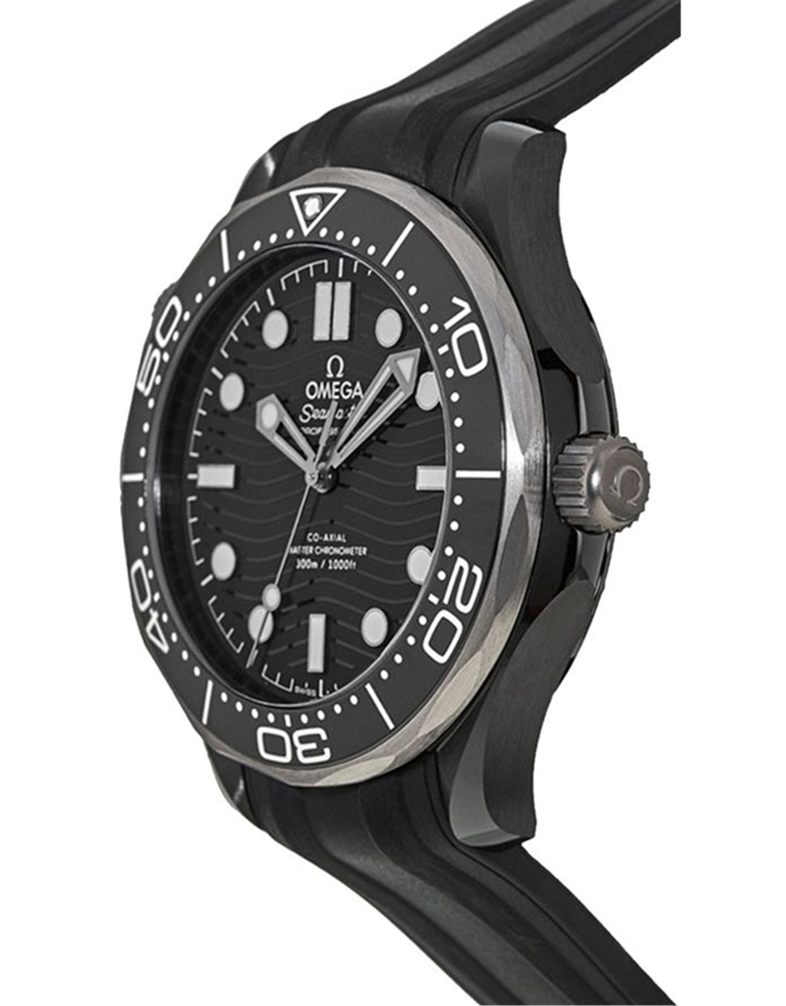 Replica Omega Seamaster Schwarze Keramik Männer Replica Uhren 210.92.44.20.01.001 43.5mm-1