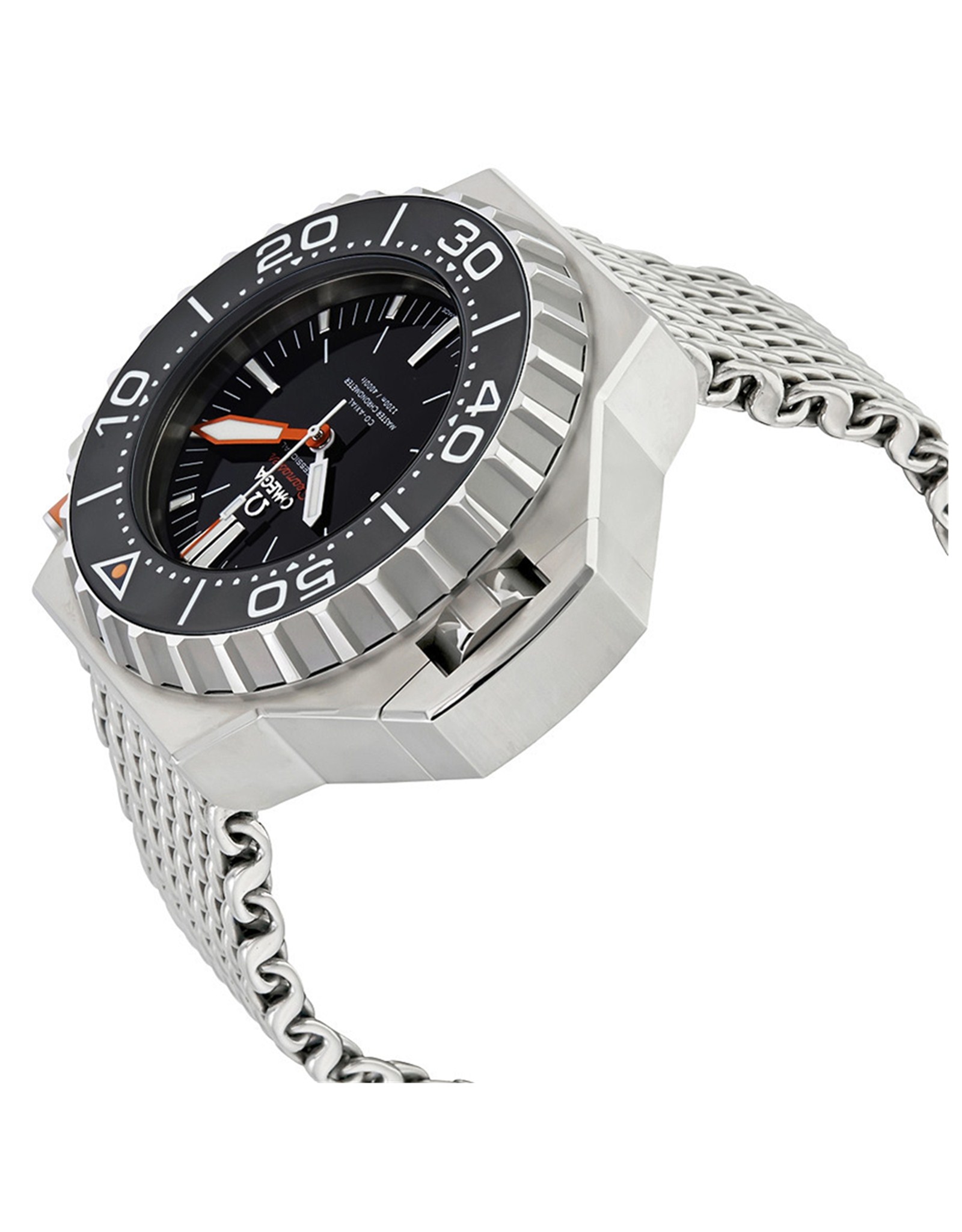 Replica Omega Seamaster Ploprof Schwarzes Zifferblatt 227.90.55.21.01.001 55mm-1