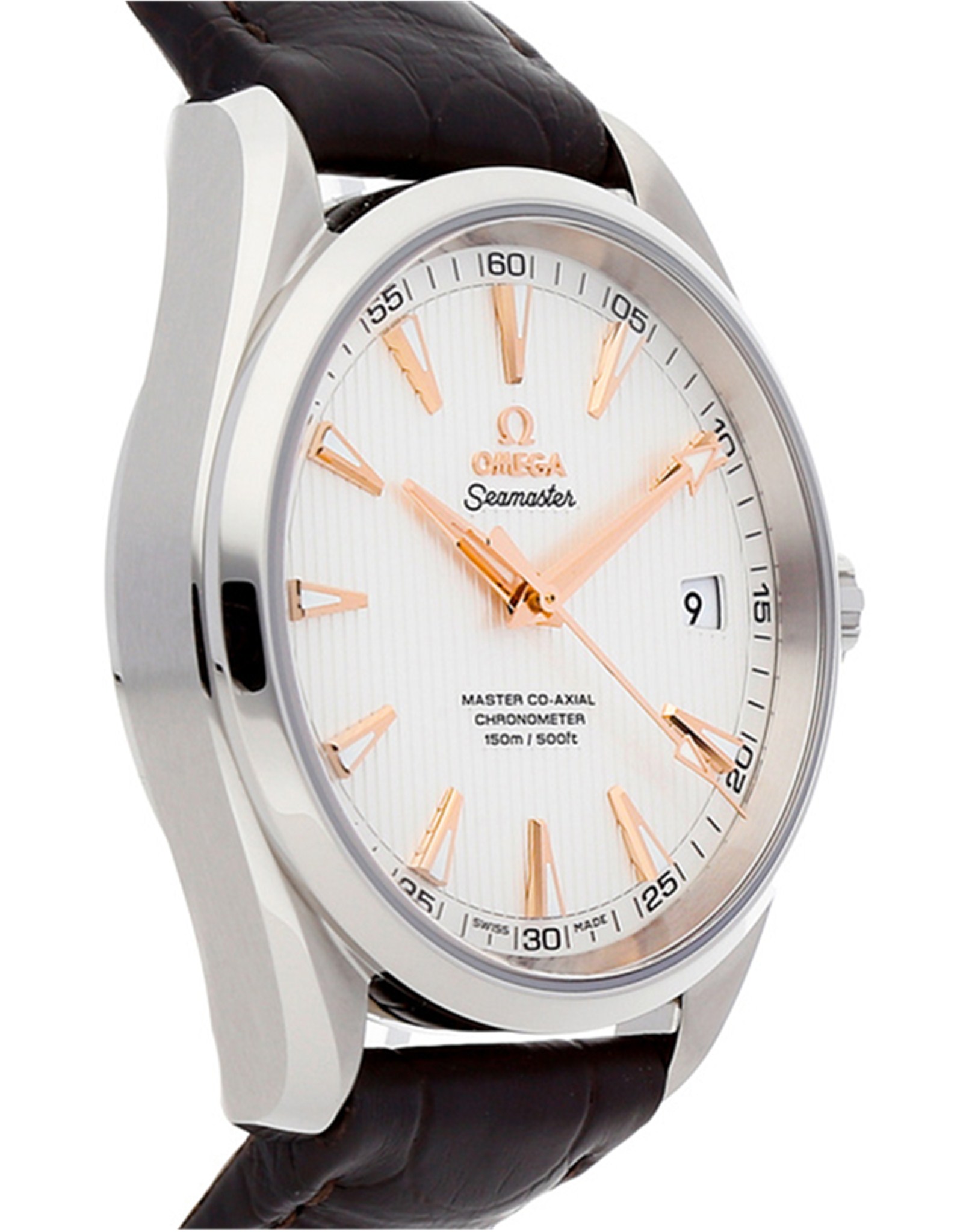 Replica Omega Seamaster Silbernes Zifferblatt Automatische Herren Replica Uhren 231.13.42.21.02.003 41.5mm-1