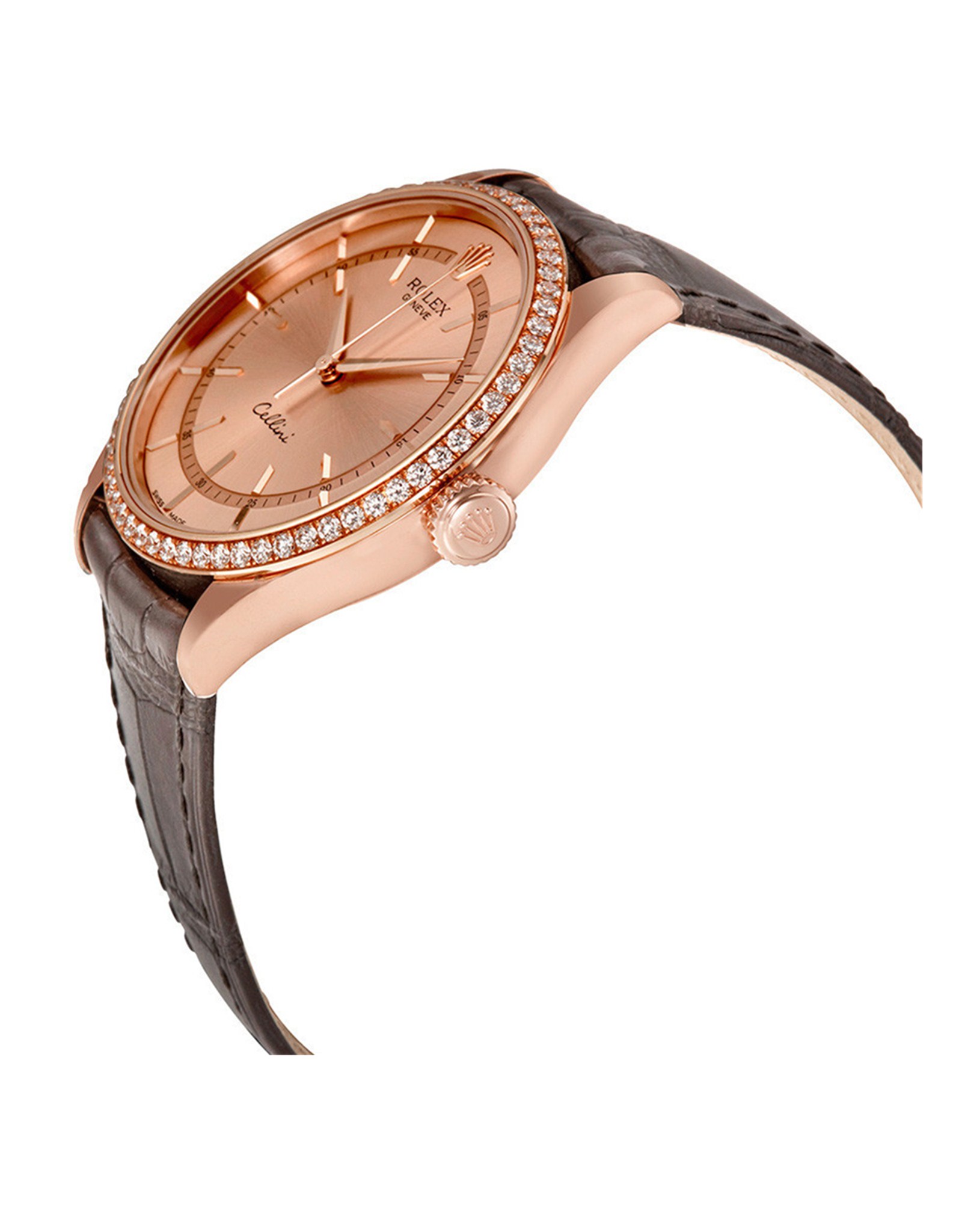 Replica Rolex Cellini Zeit immer Gold Männer Replica Uhren 505RBR 39mm-1