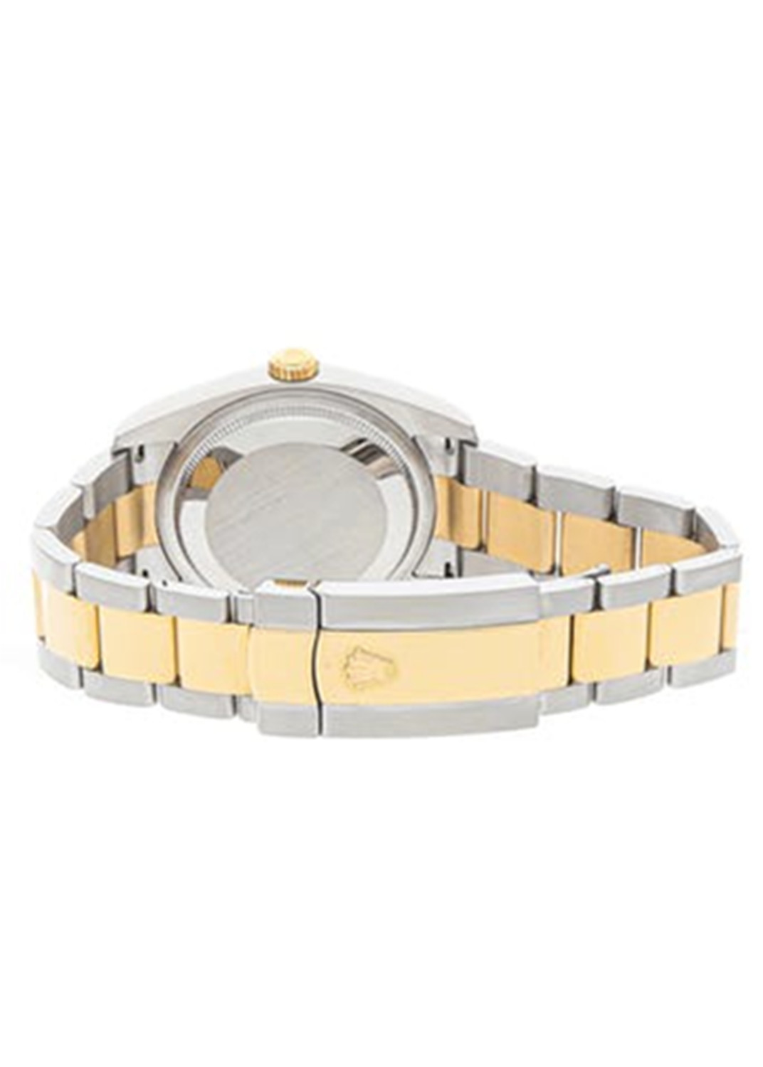 Replica Rolex Datejust Edelstahl Gehäuse 18K Gelbgold gewölbter Lünette 36mm-2