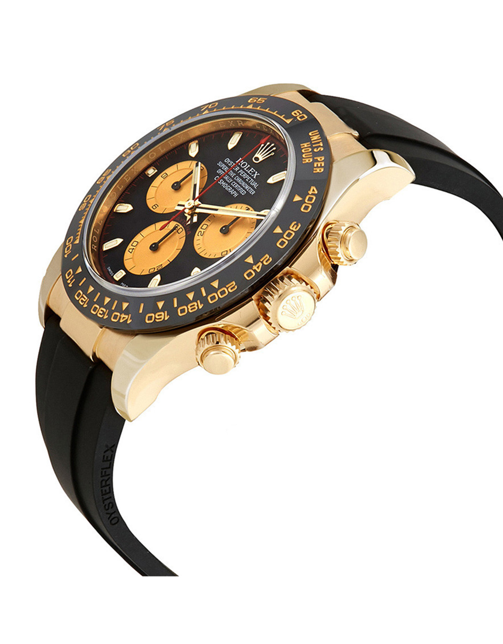 Replica Rolex Daytona Chronograph Automatic Herren Oysterflex Replica Uhren 116518BKCSR 40mm-1