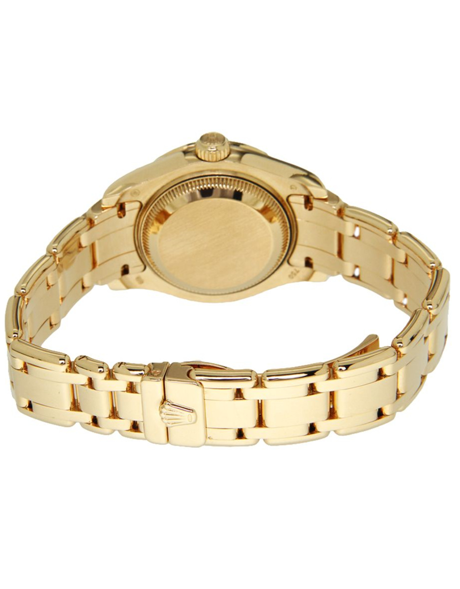 Replica Rolex Perlmaster Feste 18k Gelbgold Diamant Frauen Replica Uhren 80298 28mm-1