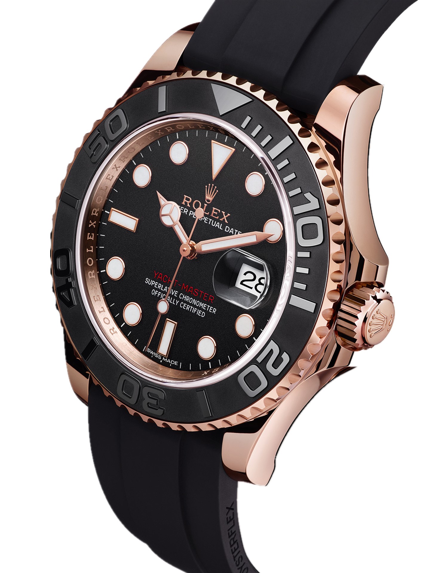 Rolex Yacht Master Gummi Gurt 116655 Herren 40mm-1