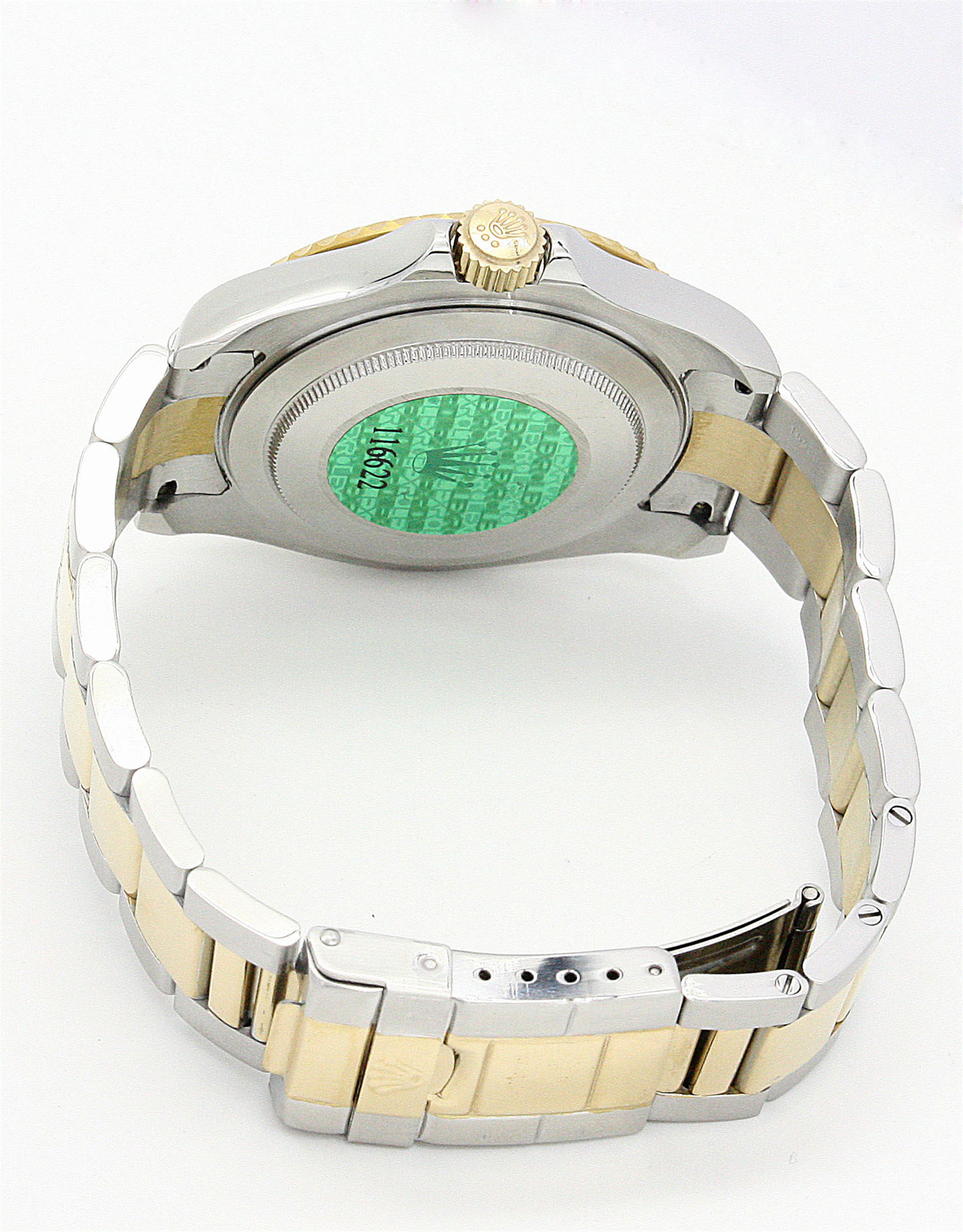 Replica Rolex Yacht Master Gelbgoldpuppe Edelstahlgurt 16623 40mm-2