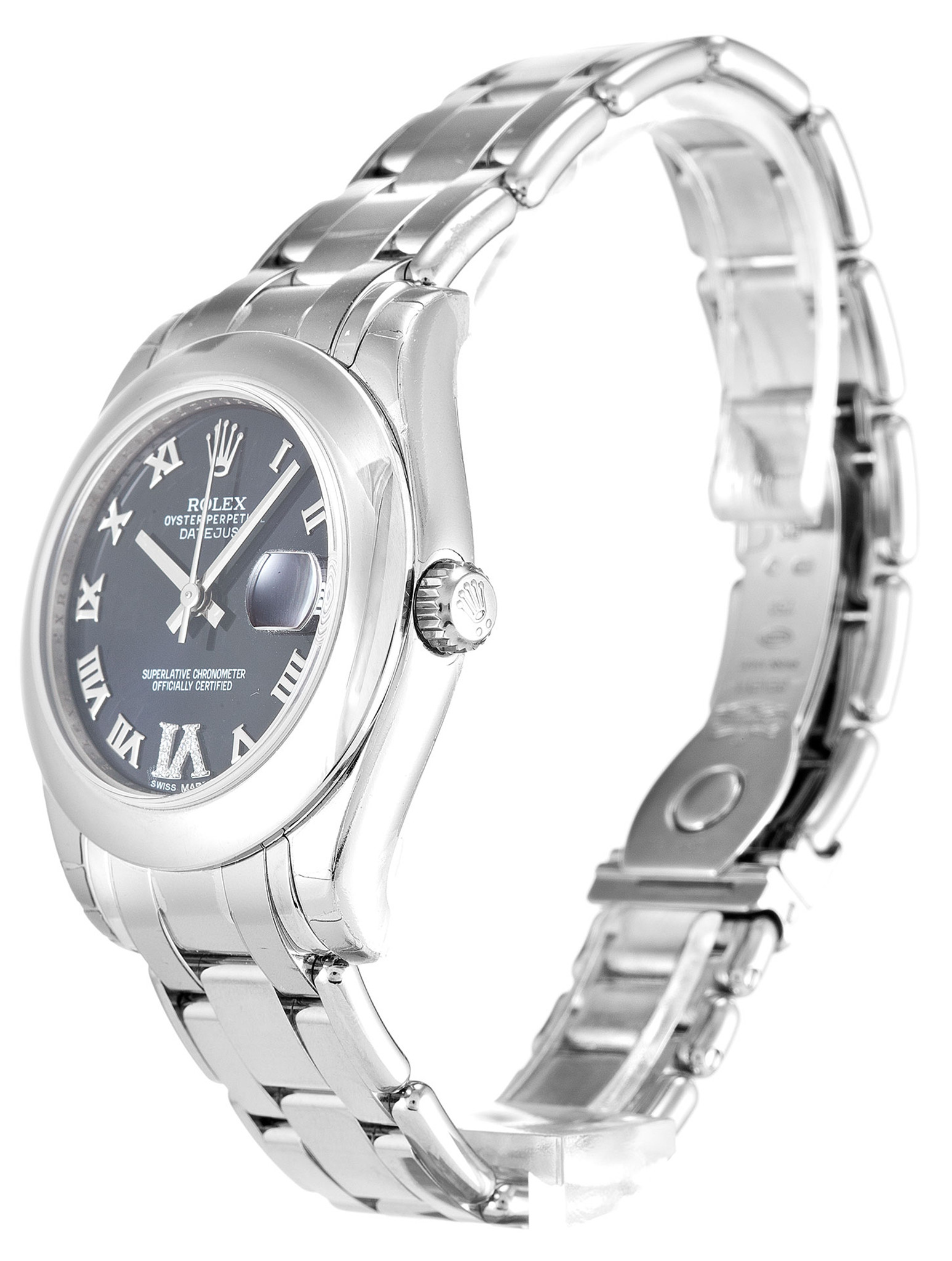 Replica Rolex Datejust Sonderausgabe Weißes Gehäuse Roman Marker 81209 31mm-1