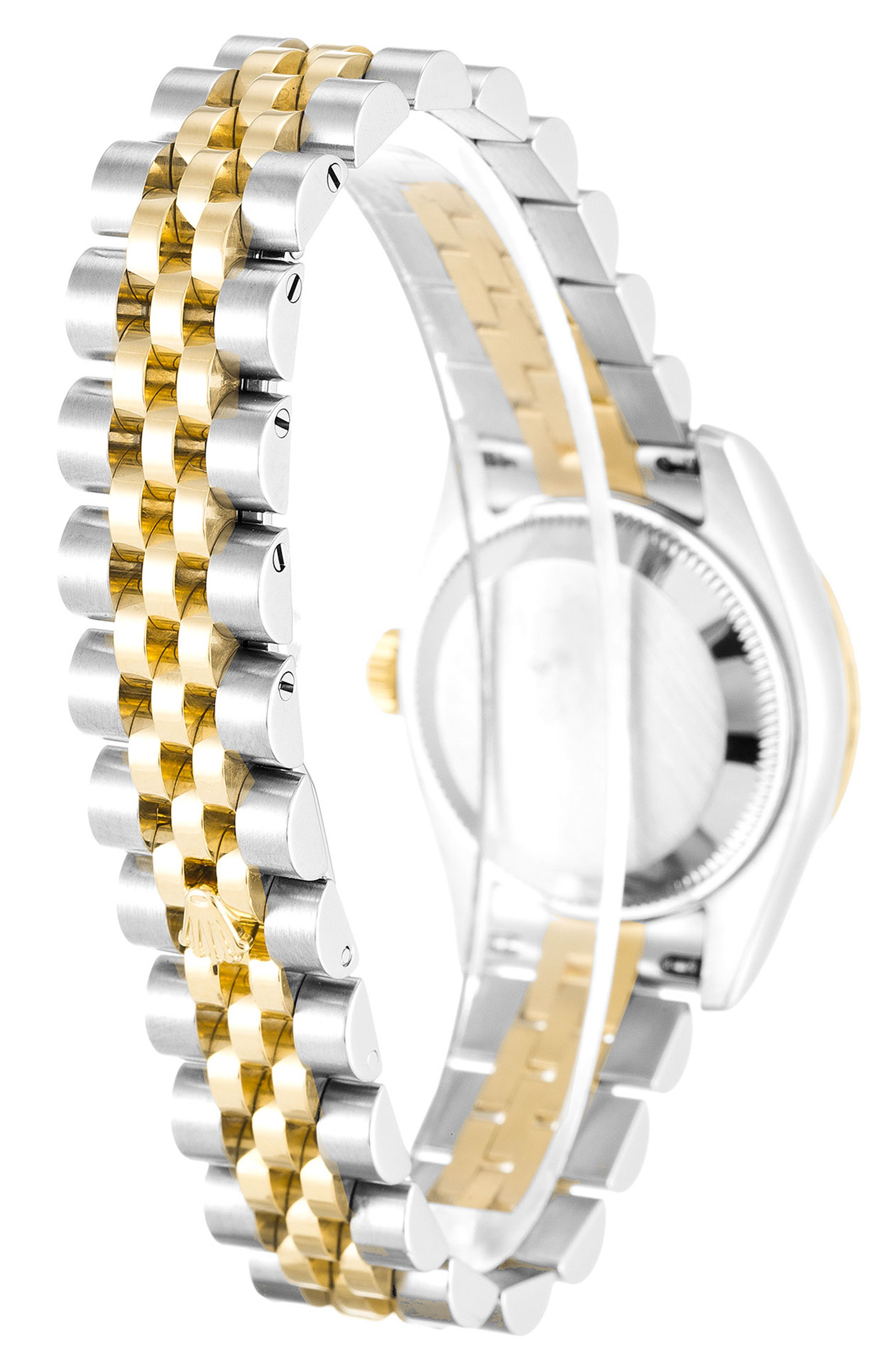 Replica Rolex Datejust Schwarzes Zifferblatt Diamant Markers Dame 179313 26mm-2