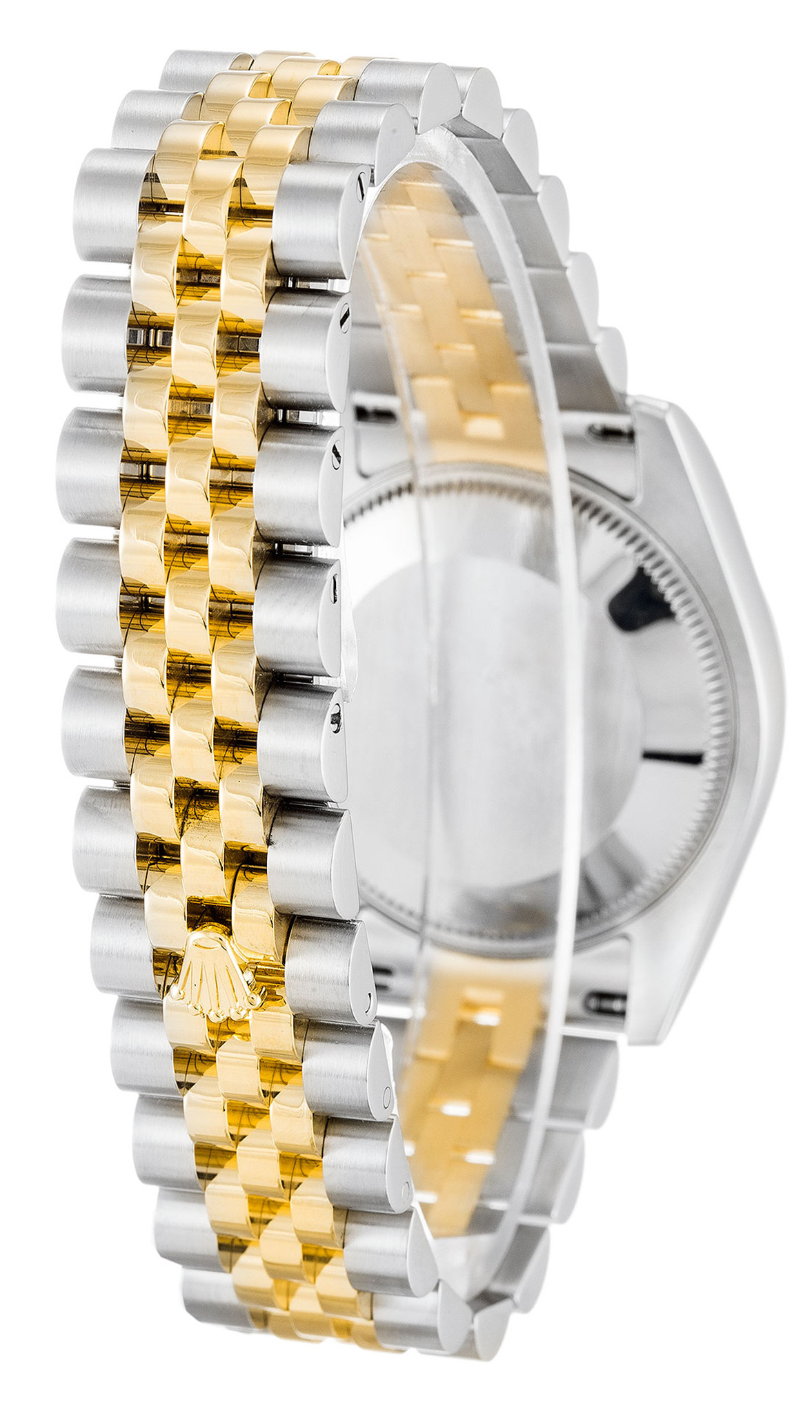 Replica Rolex Datejust Gelbgold Zifferblatt Diamantmarkierungen Dame 178273 31mm-2