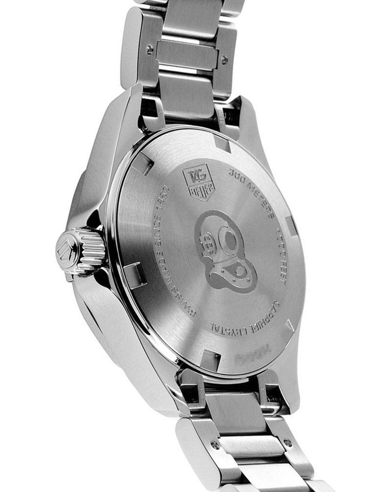 Replica Tag Heuer Aquaracer gebürstet schwarzes Zifferblatt Herren Replica Uhren WBD1110.ba0928 41mm-2