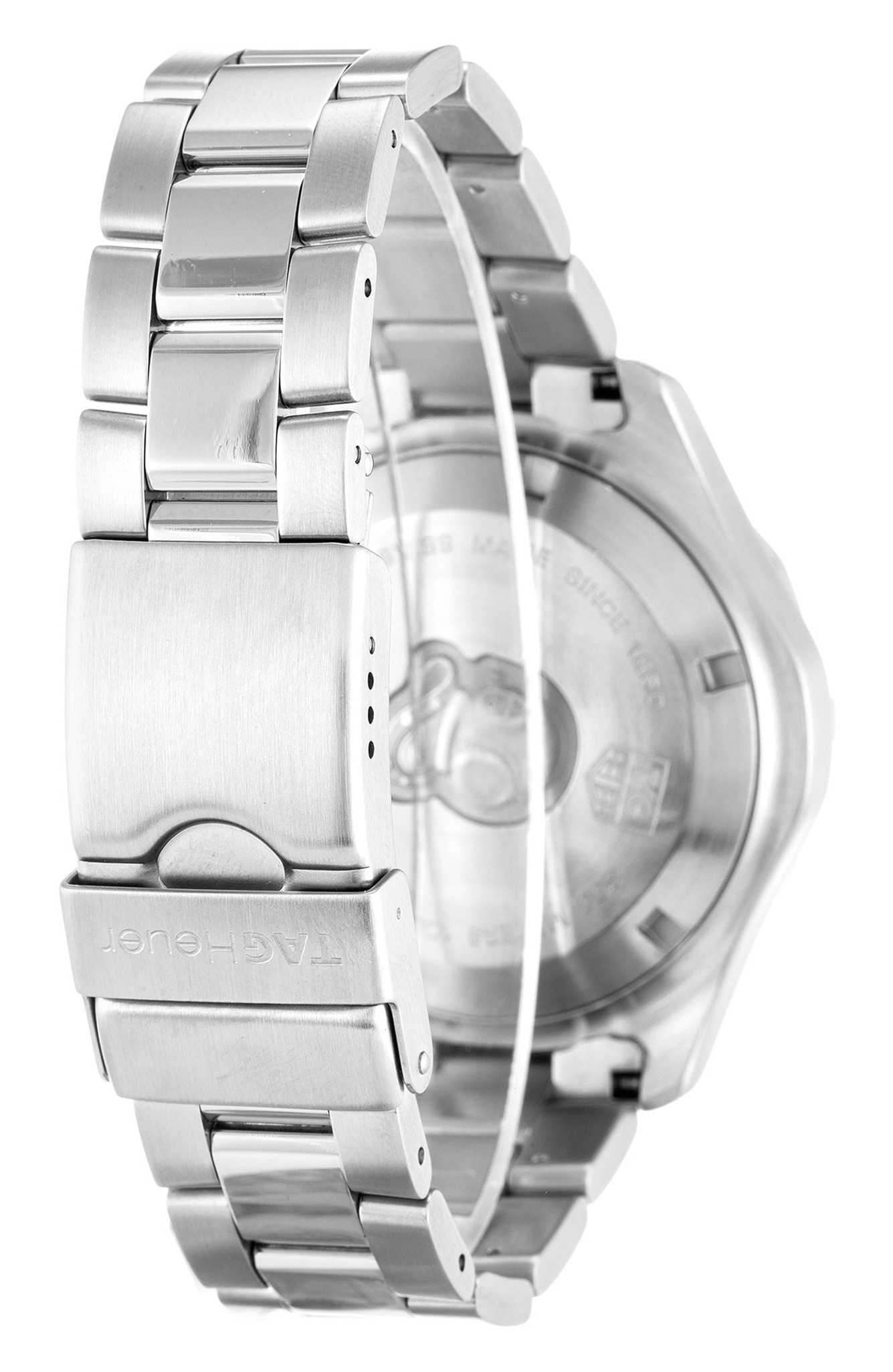Replica Tag Heuer Aquaracer Weißes Zifferblatt Edelstahlriemen CAF1111.ba0803 41mm-2