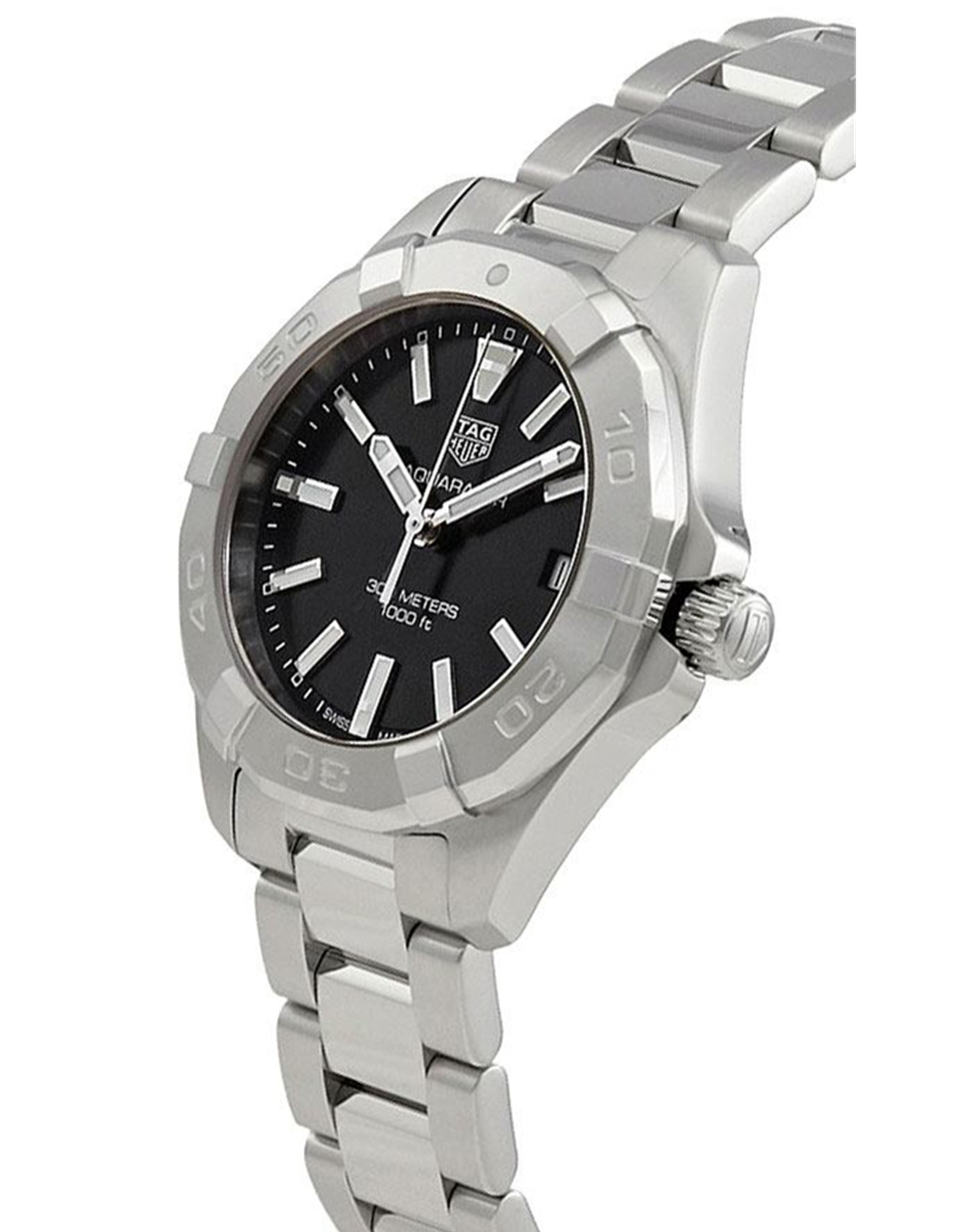 Replica Tag Heuer Aquaracer Opalin Schwarzes Zifferblatt Frauenwache WBD1310.ba0740 32mm-1
